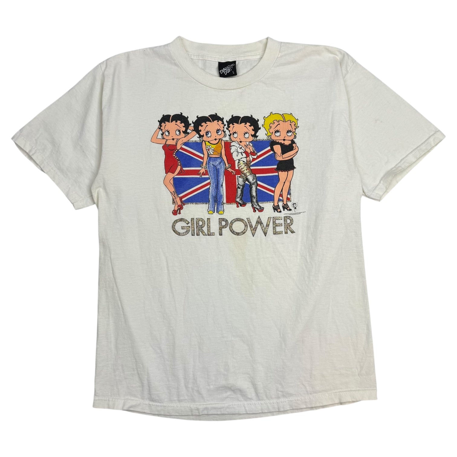 1998 Betty Boop ‘Girl Power’ Tee White