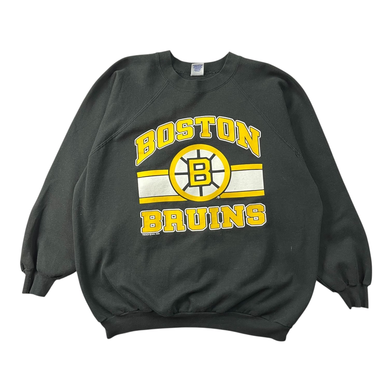 1988 Boston Bruins Crewneck Black