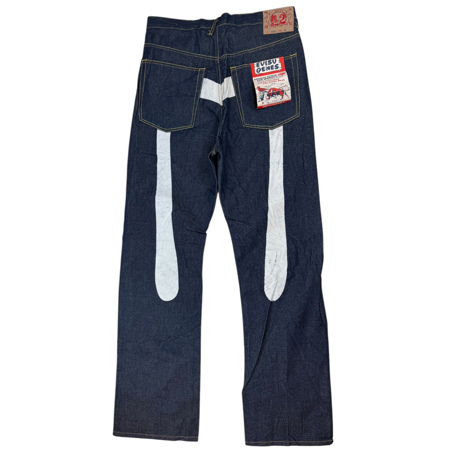 Vintage Evisu Diacock Denim Jeans Raw
