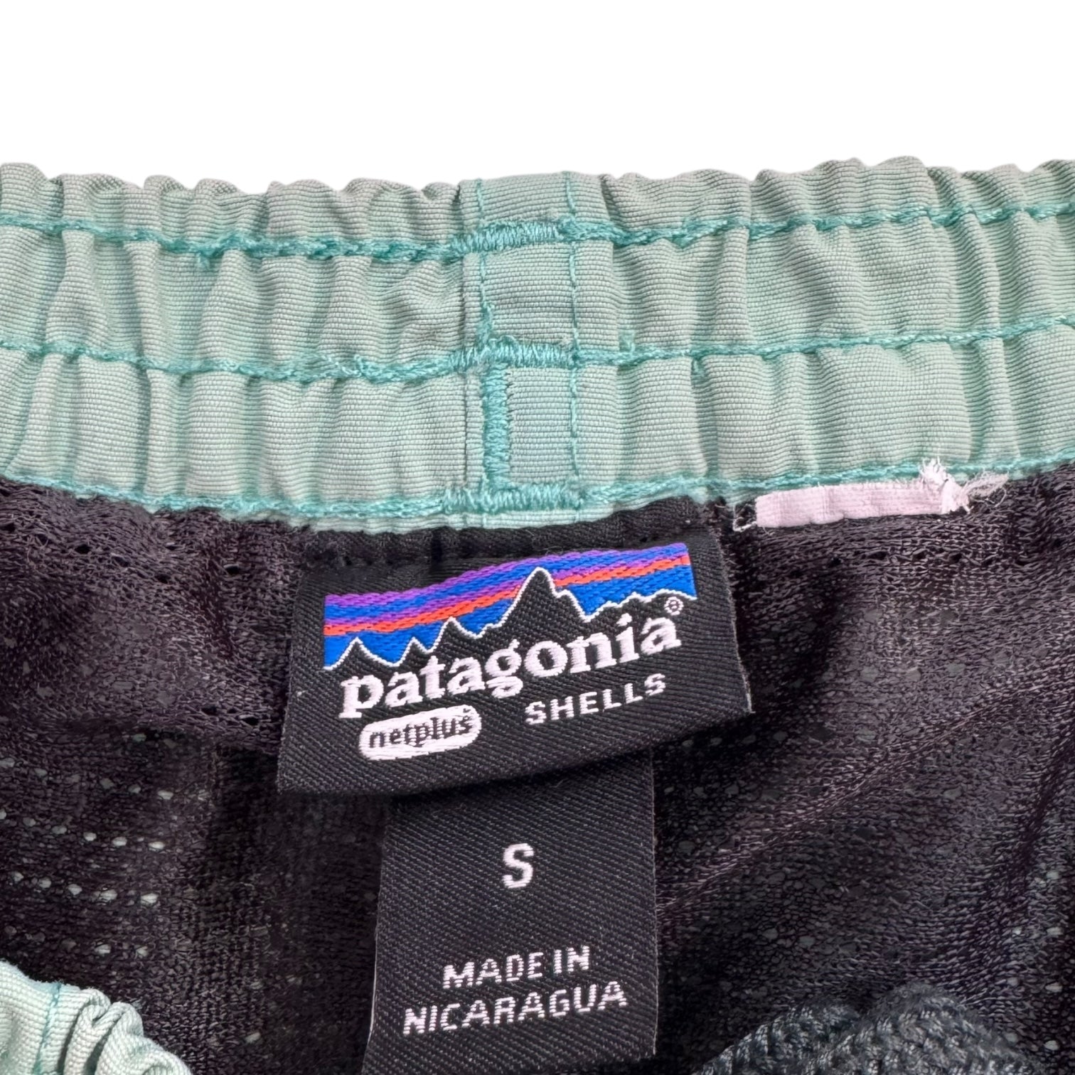 Vintage Patagonia Baggies Swim Shorts Quick Dry Beach Teal Blue