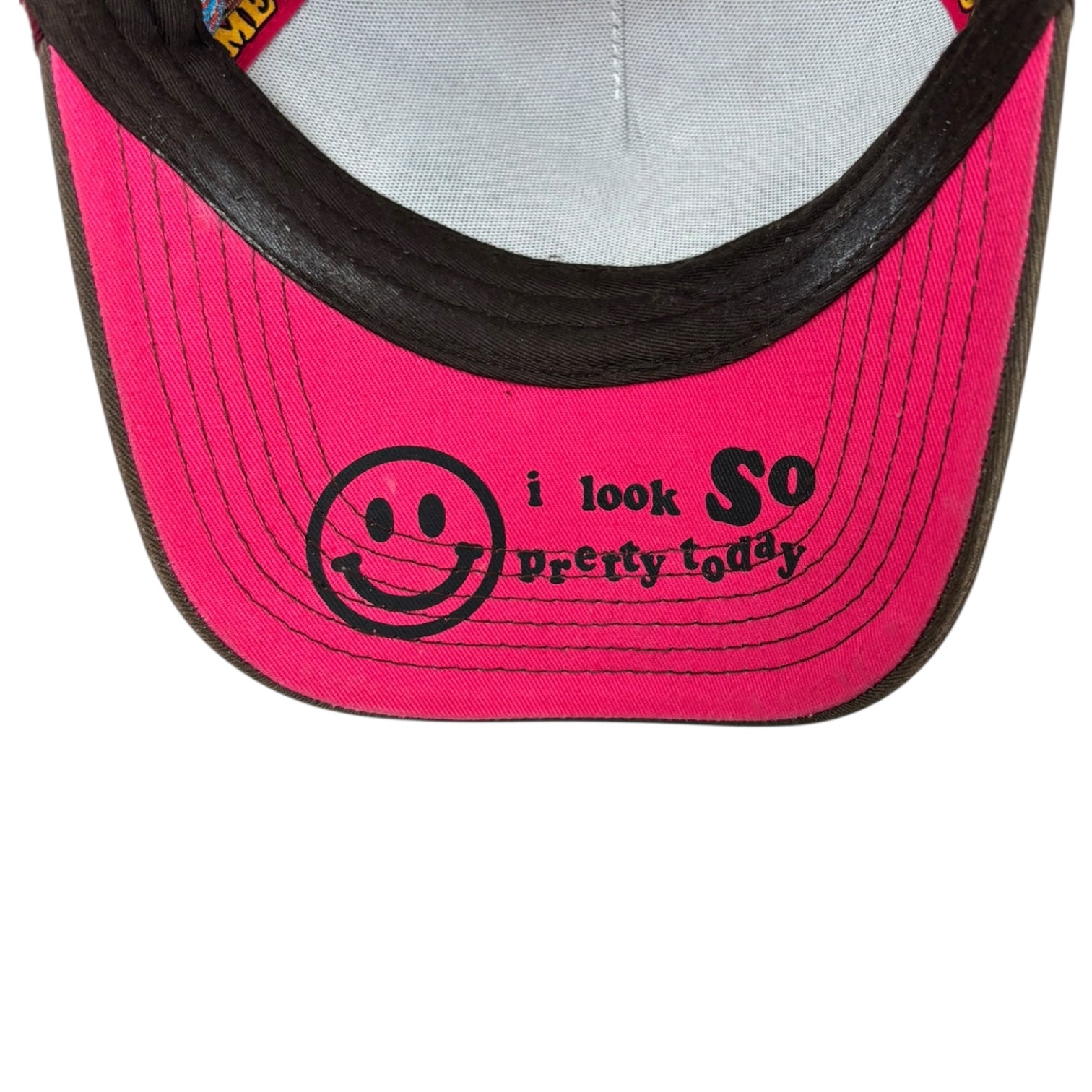 (W) Beepy Bella “F*ck You” Plaid Trucker Hat