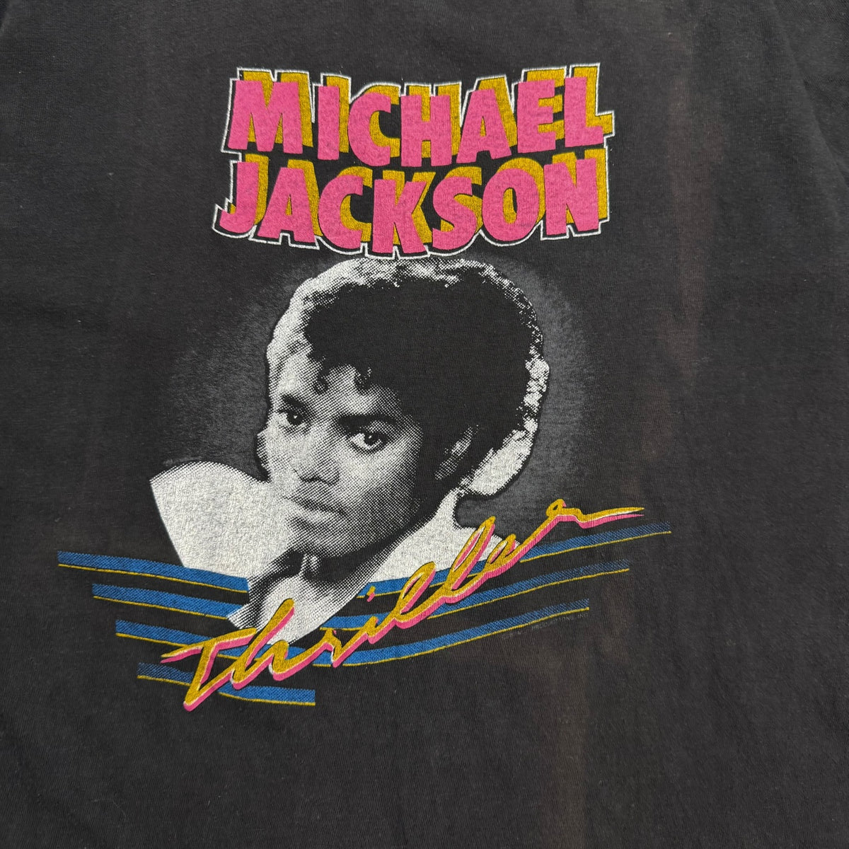 1984 Michael Jackson Thriller Tee Black