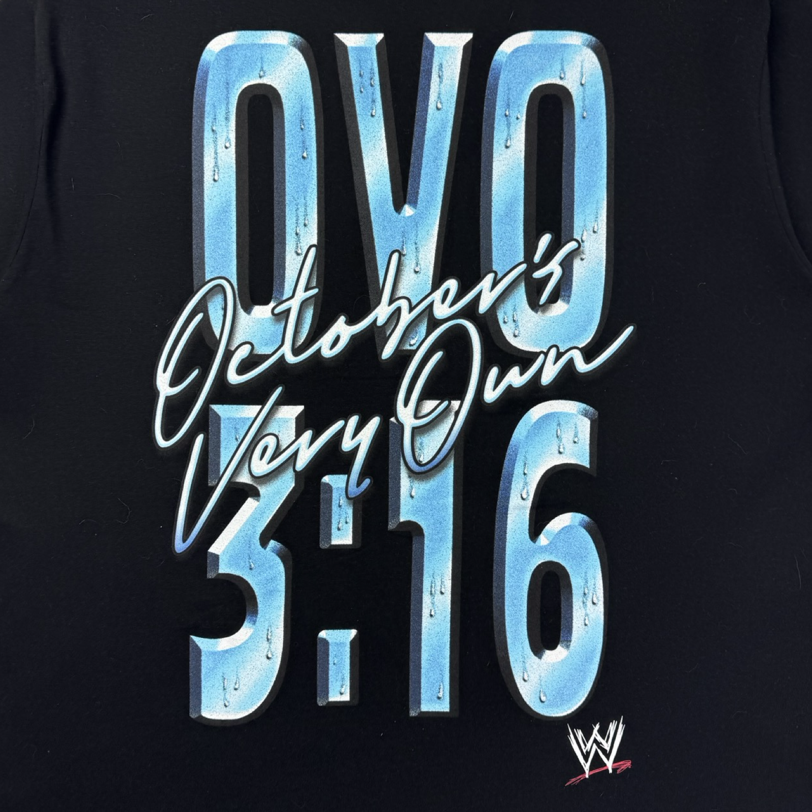 OVO x WWE Stone Cold Steve Austin T-Shirt Black