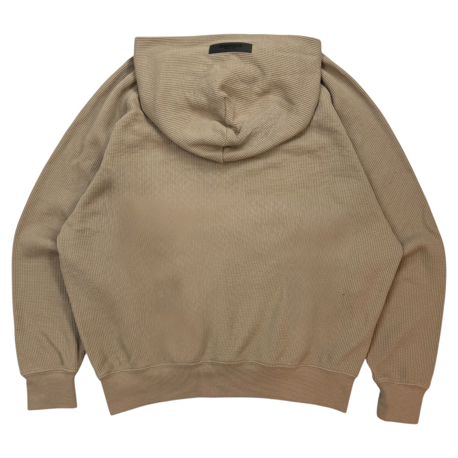 Fear Of God Essentials Kids Waffle Henley Hoodie Oak