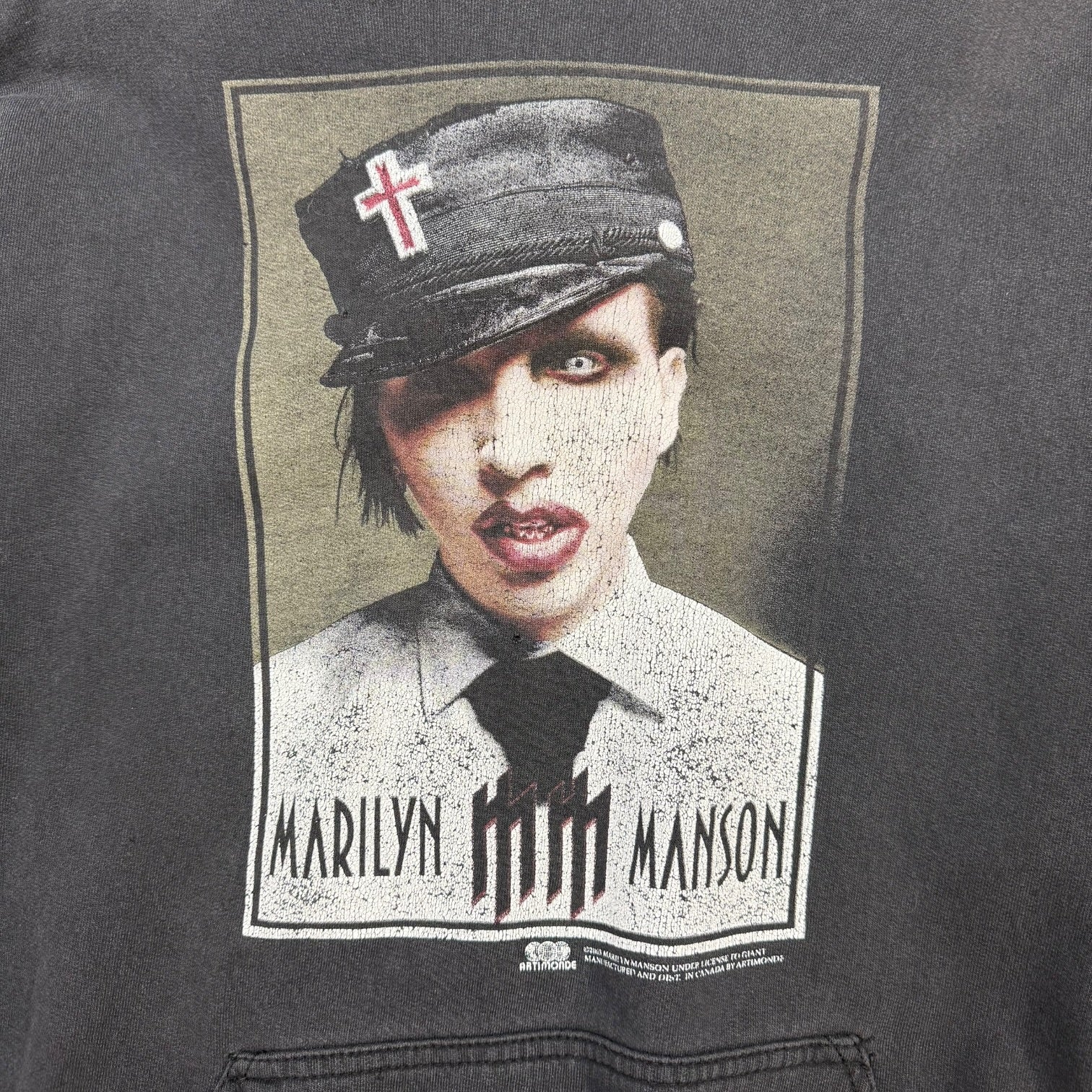 2003 Marilyn Manson Golden Age Of Grotesque Hoodie Black