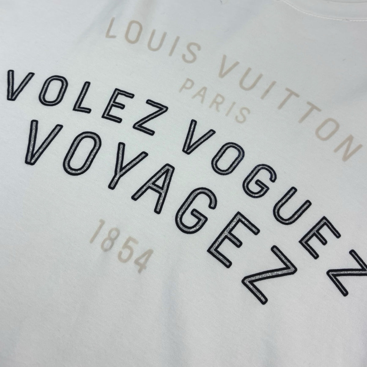 Louis Vuitton “Volez Vougues Voyagez” T-Shirt White