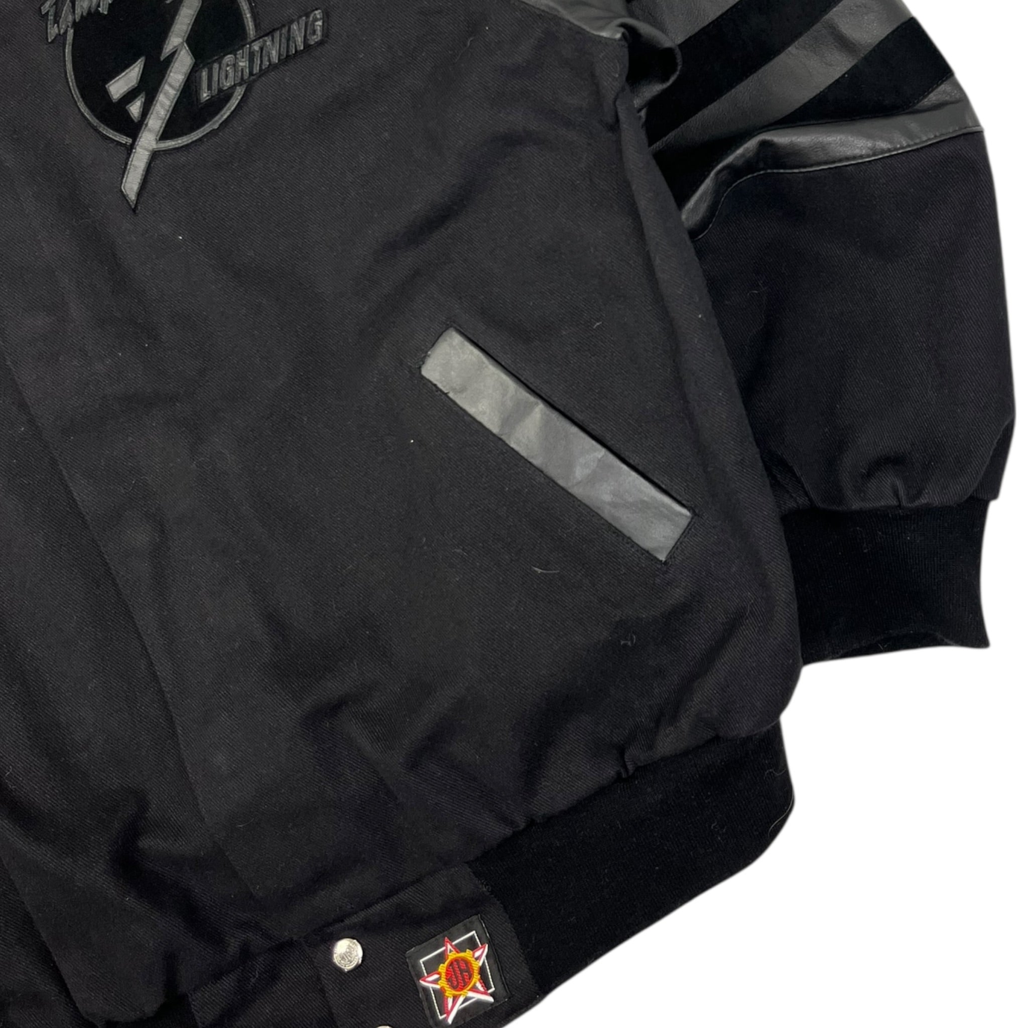 Jeff Hamilton Tampa Bay Lightning Blackout Varsity Jacket