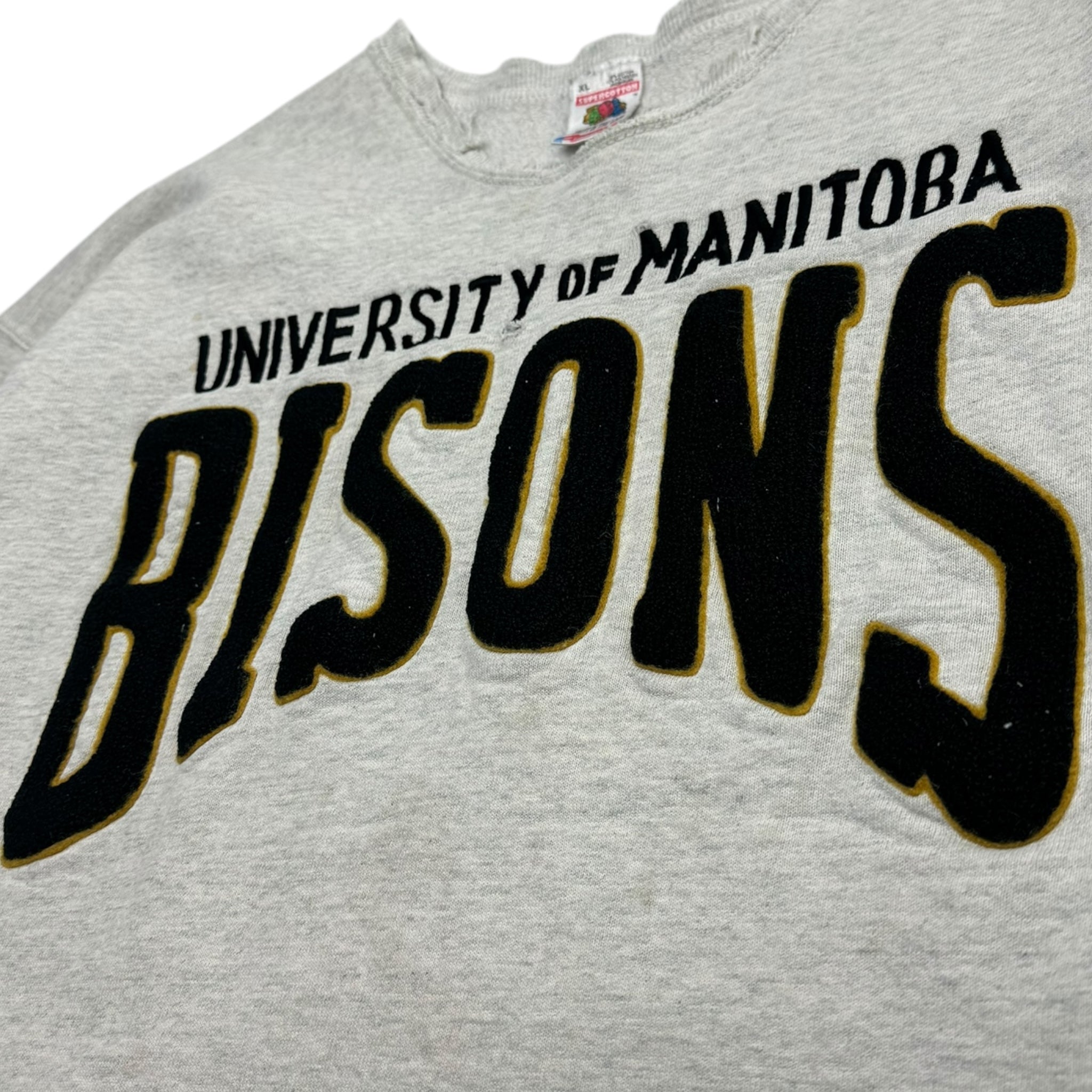 Vintage University of Manitoba Bisons Crewneck