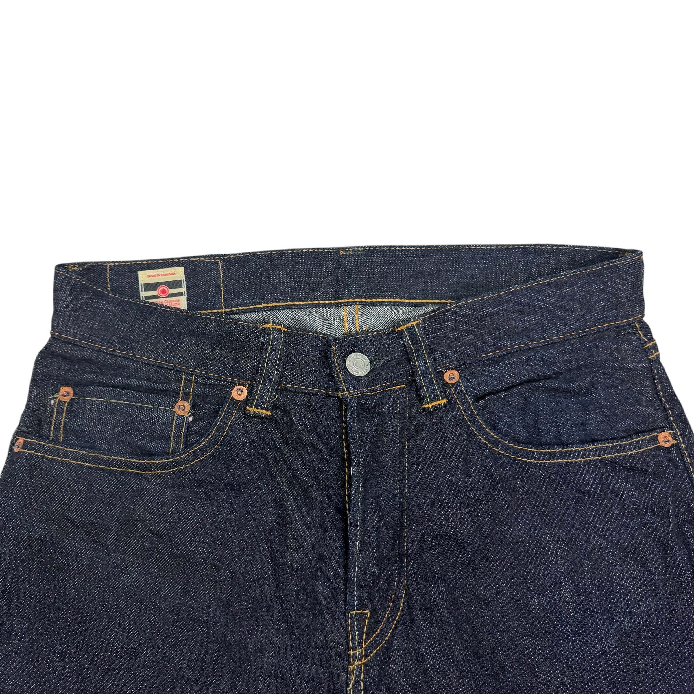 Momotaro Raw Denim Selvedge Jeans Indigo