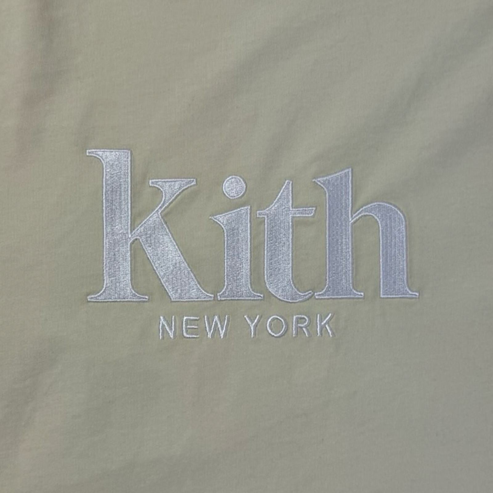 (W) Kith Mott Tee II Pale Yellow