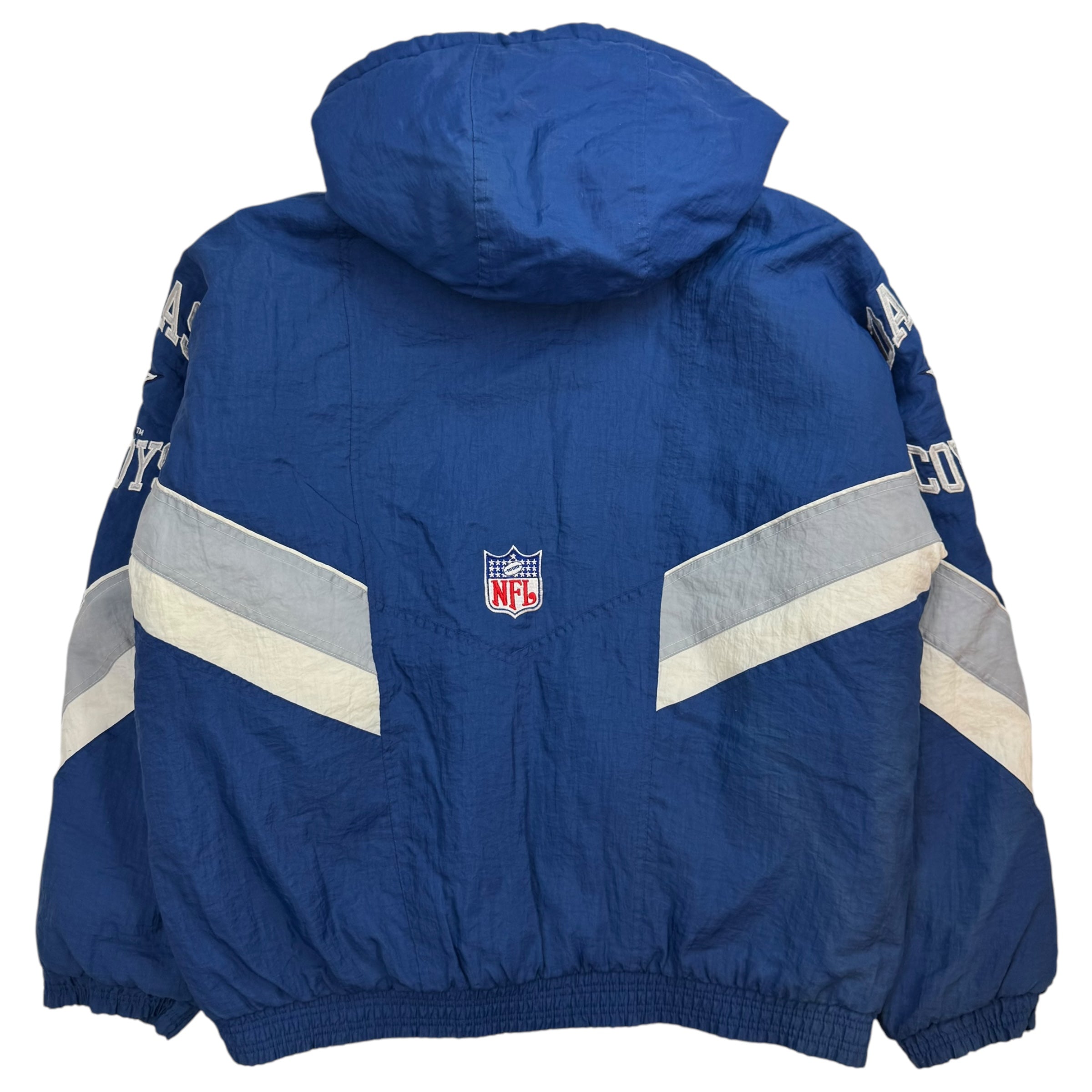 Vintage Starter Dallas Cowboys Nylon Jacket Blue
