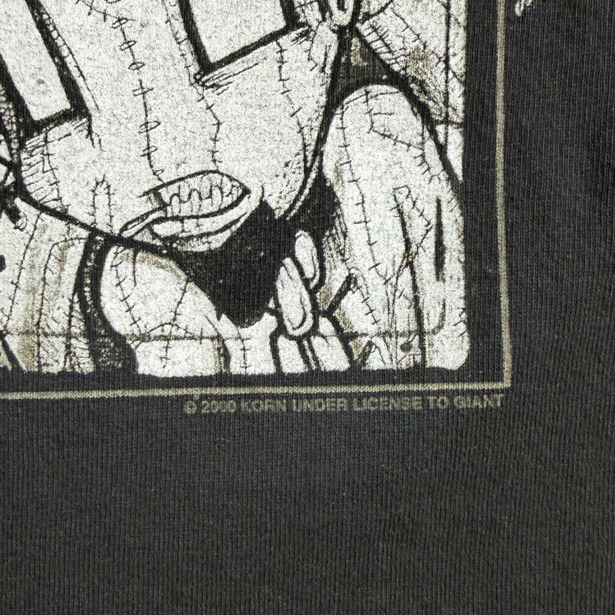 Vintage 2000 Korn Sick & Twisted Tour T-Shirt Black