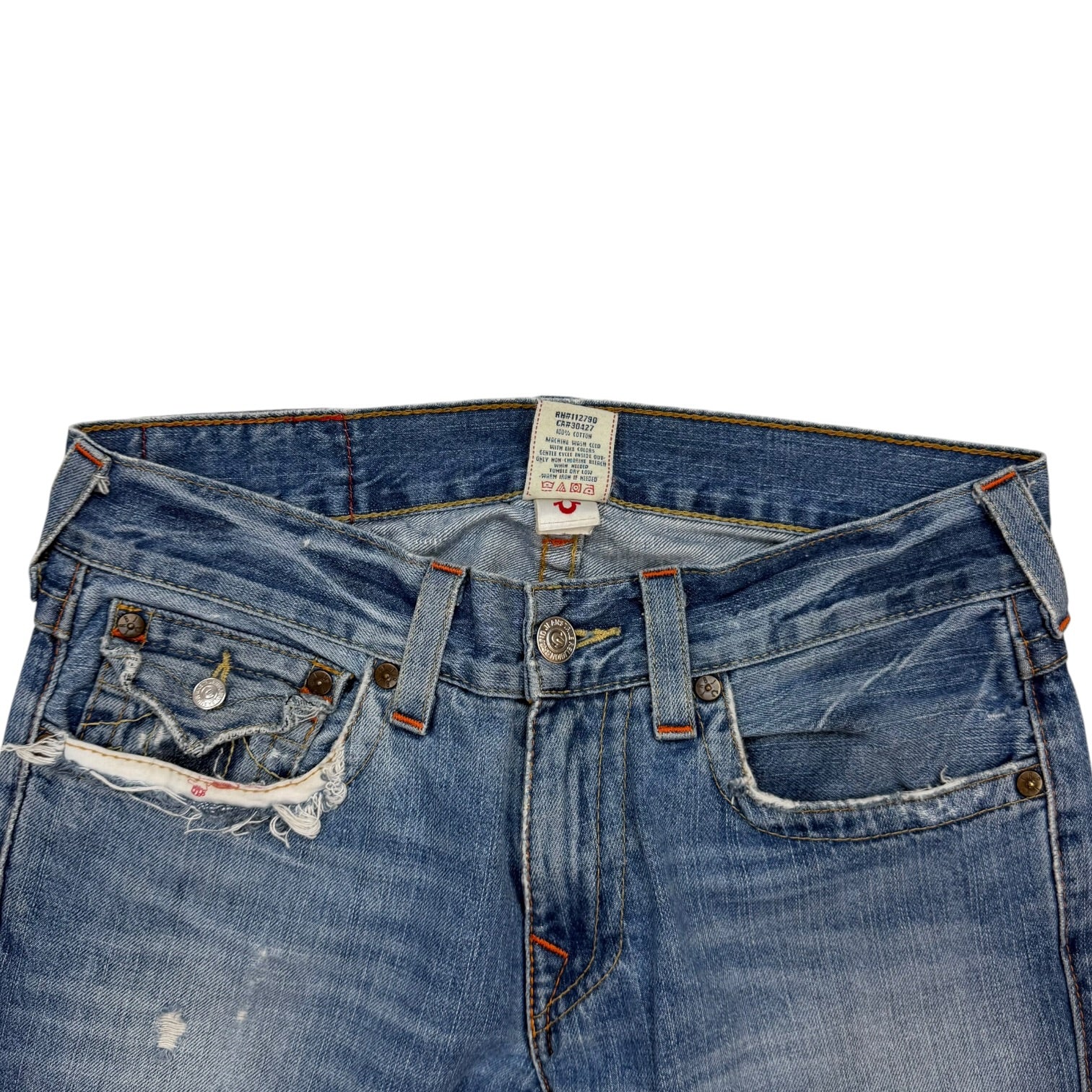 Vintage True Religion Ricky Cut Denim Pants Medium Wash