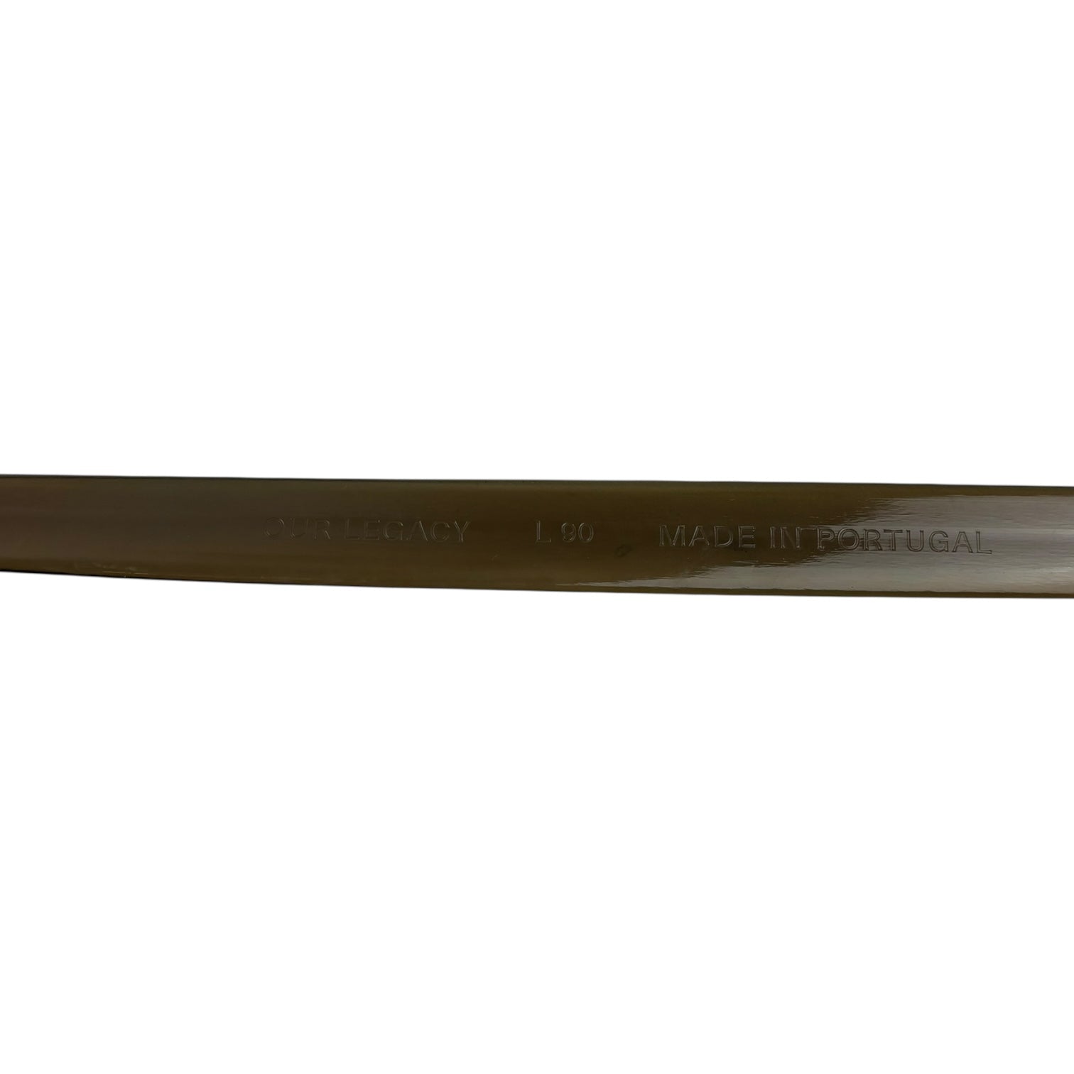 Our Legacy Translucent Rubber Belt Brown