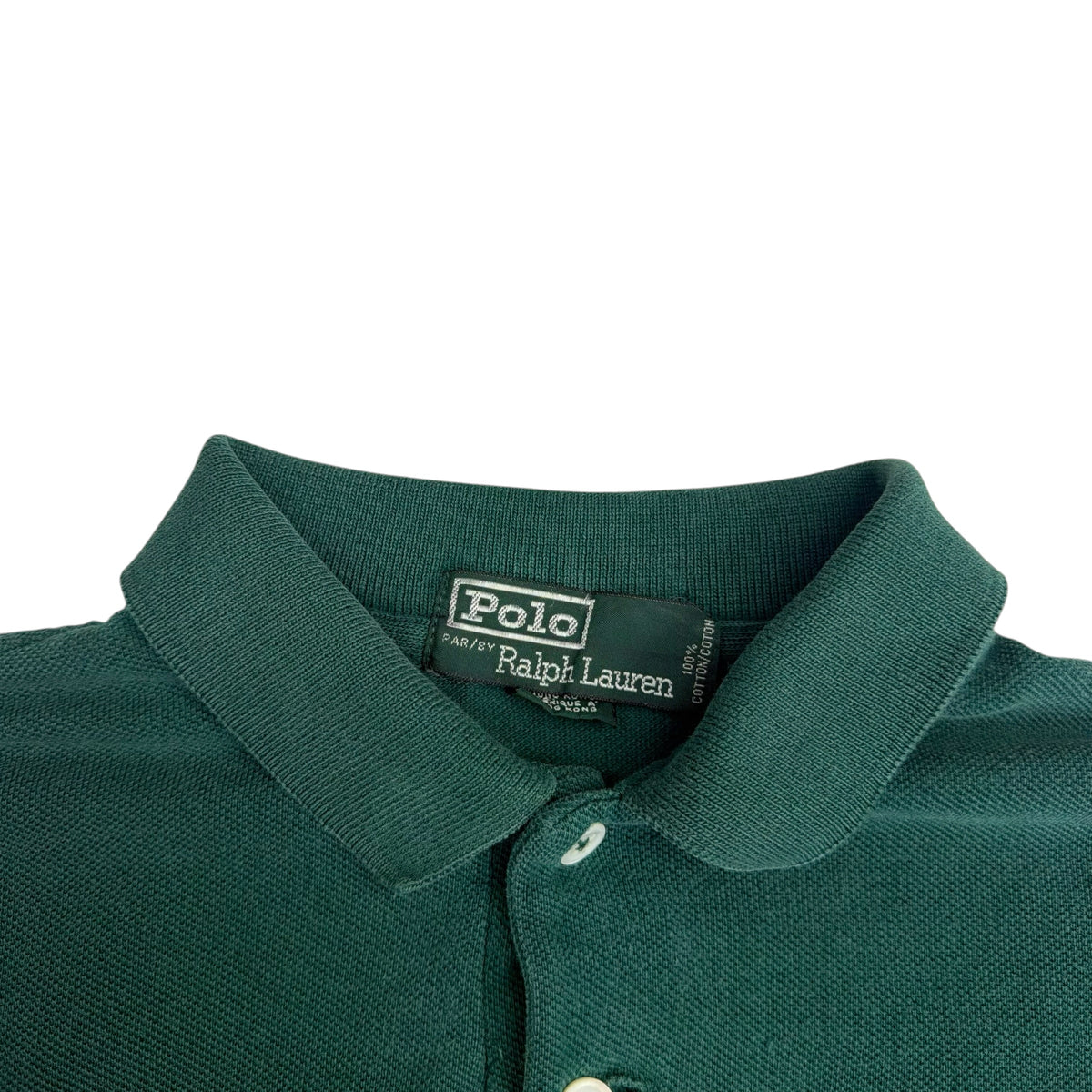 Vintage Polo Ralph Lauren Stripe Rugby Polo Green