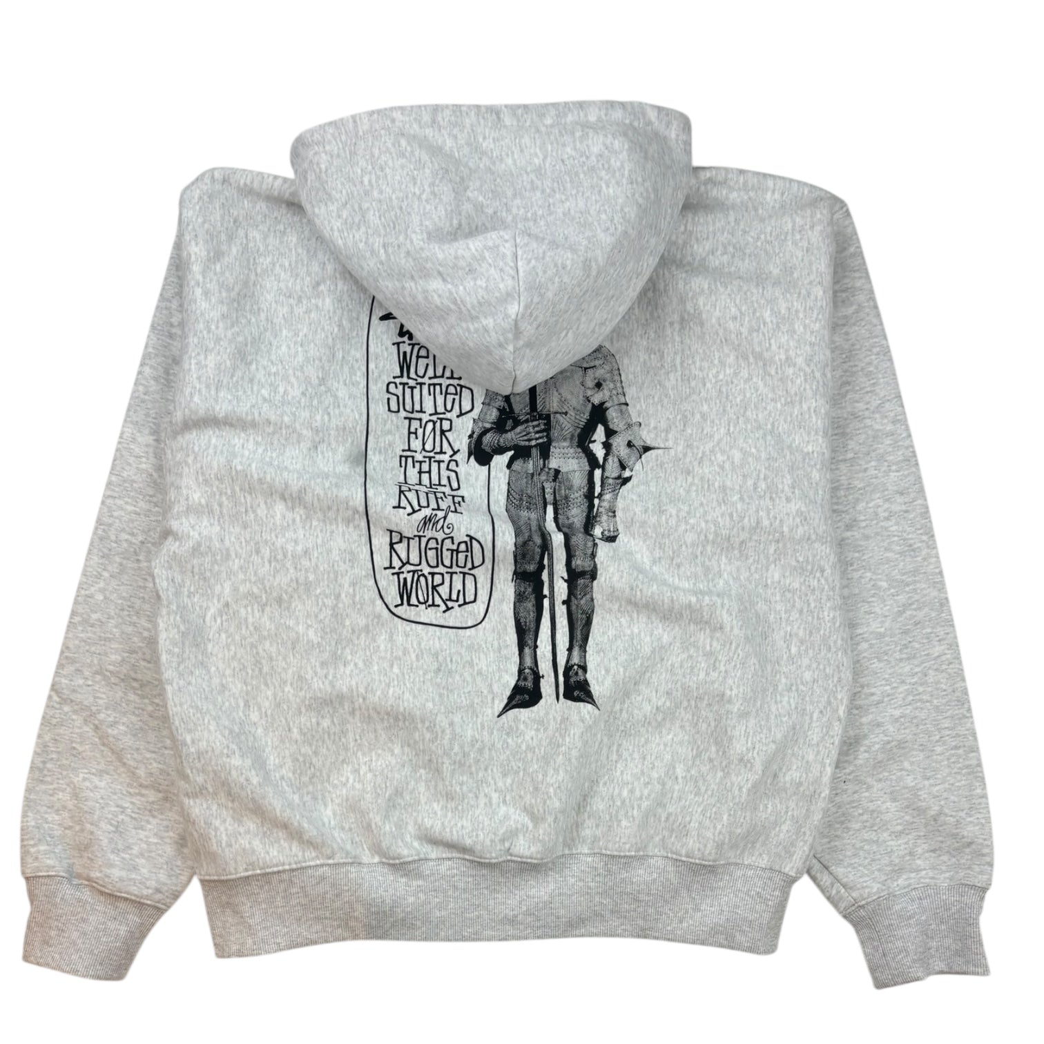 Stussy Well Suited Zip-Up Hoodie Ash Heather