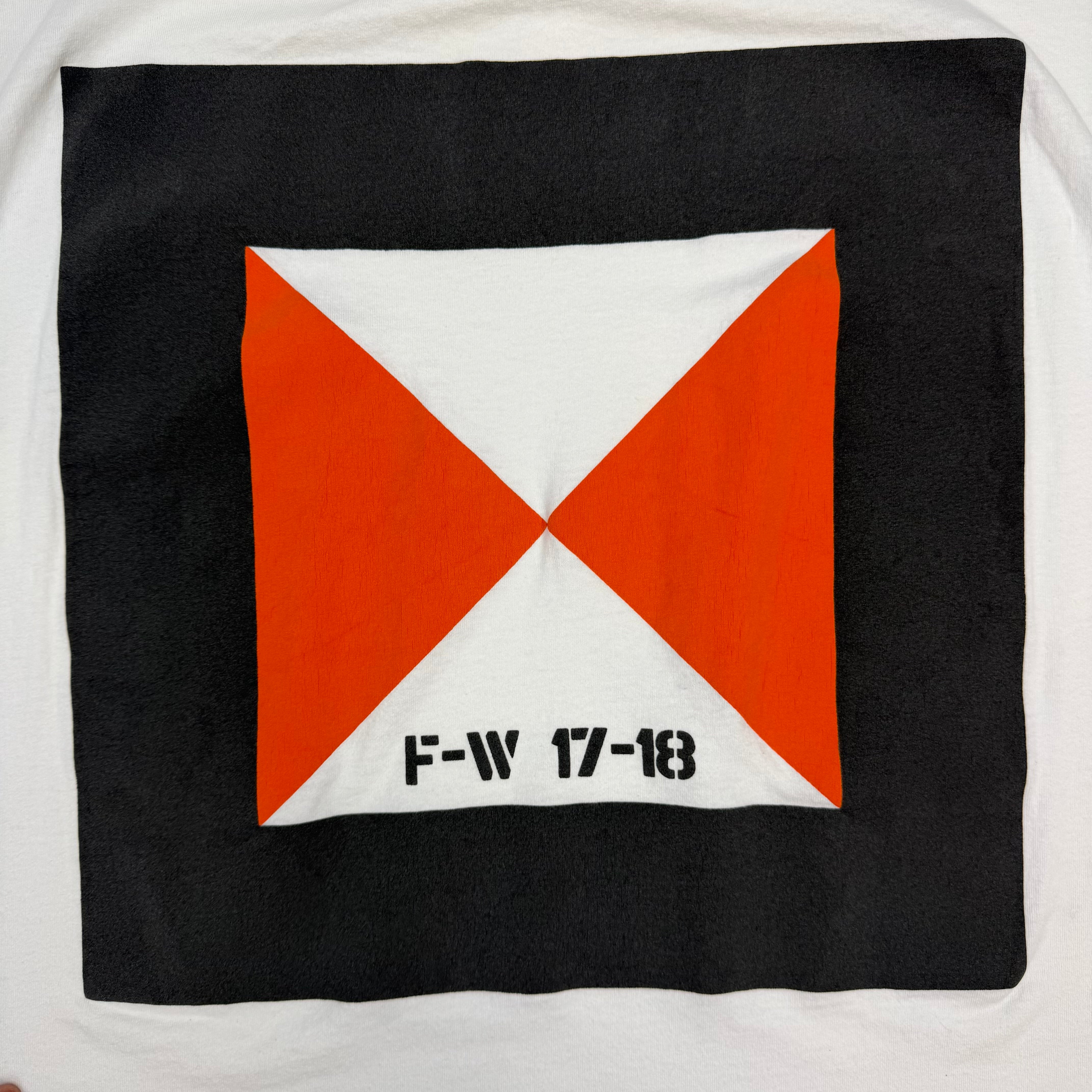 Off-White Seeing Things Nautical Flag Tee White