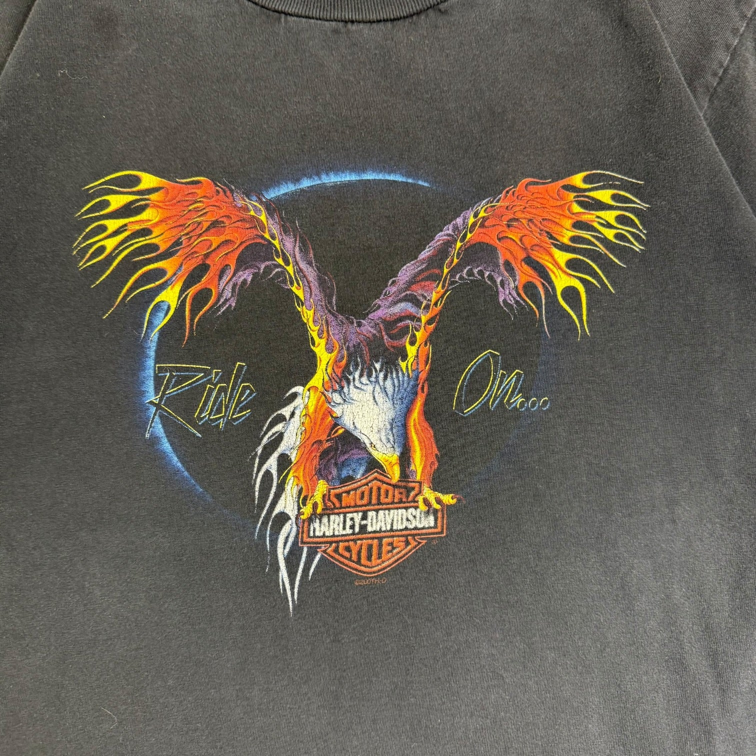 Vintage Harley Davidson Of Maui Tee Black