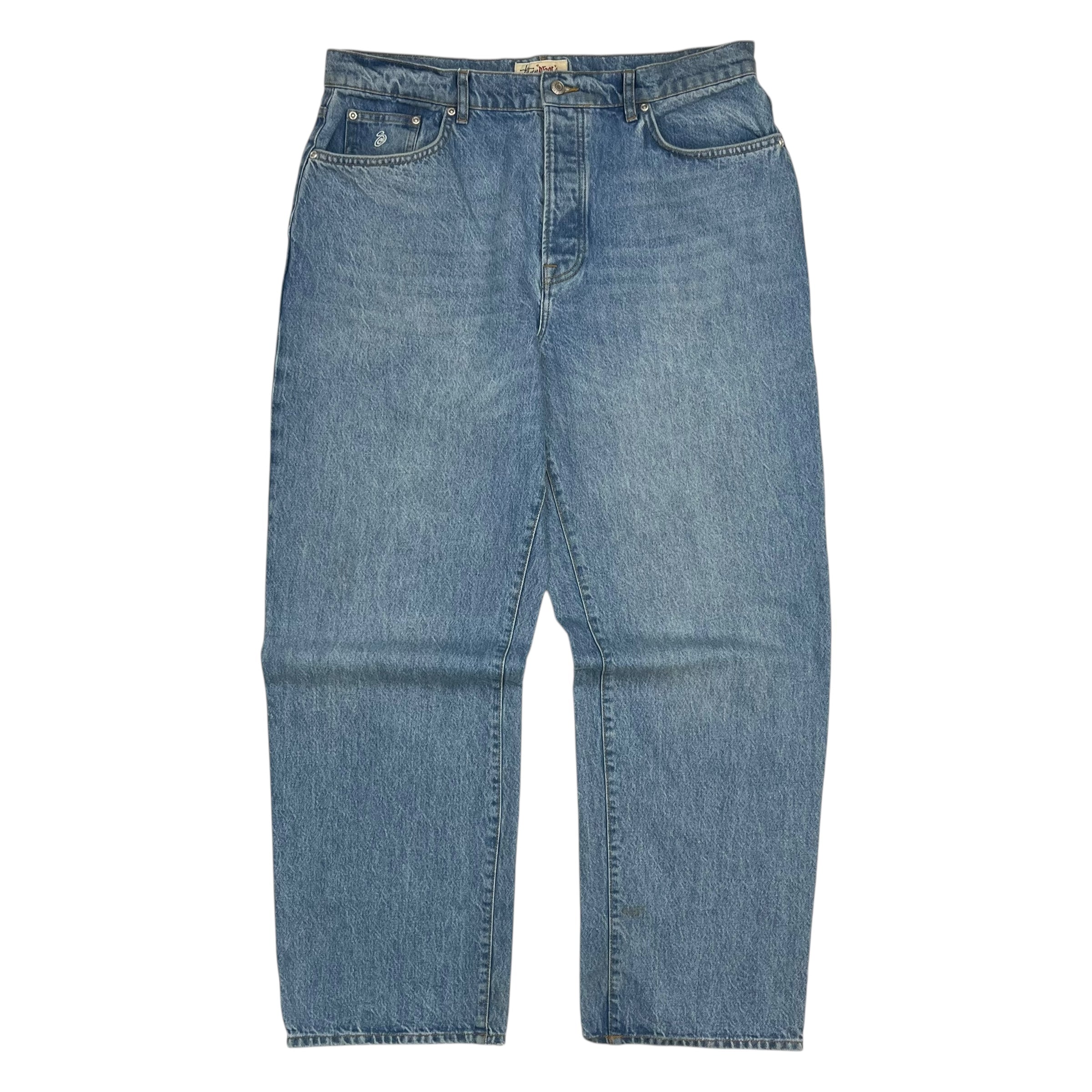 Stussy “BIGOL” Denim Pants Light Wash Blue