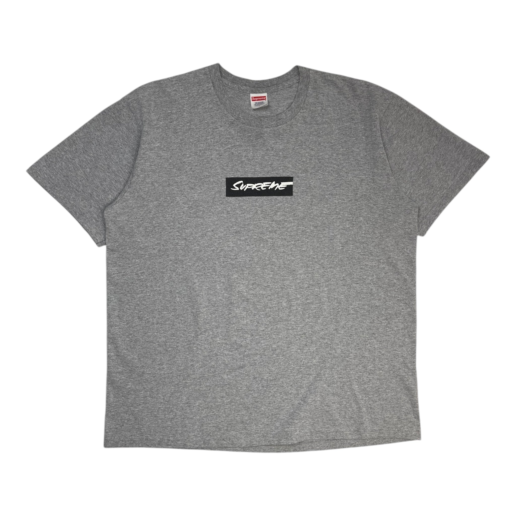 Supreme Futura Box Logo Heather Gray