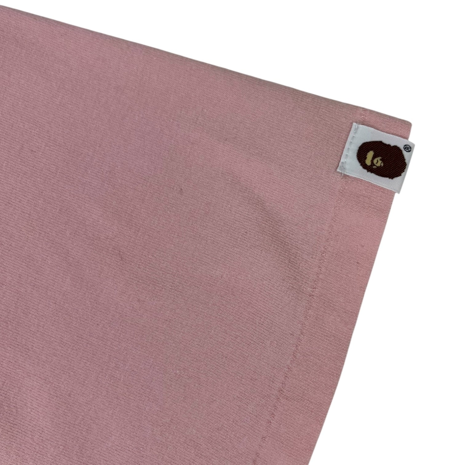 A Bathing Ape One Point Relaxed Fit Tee Pink