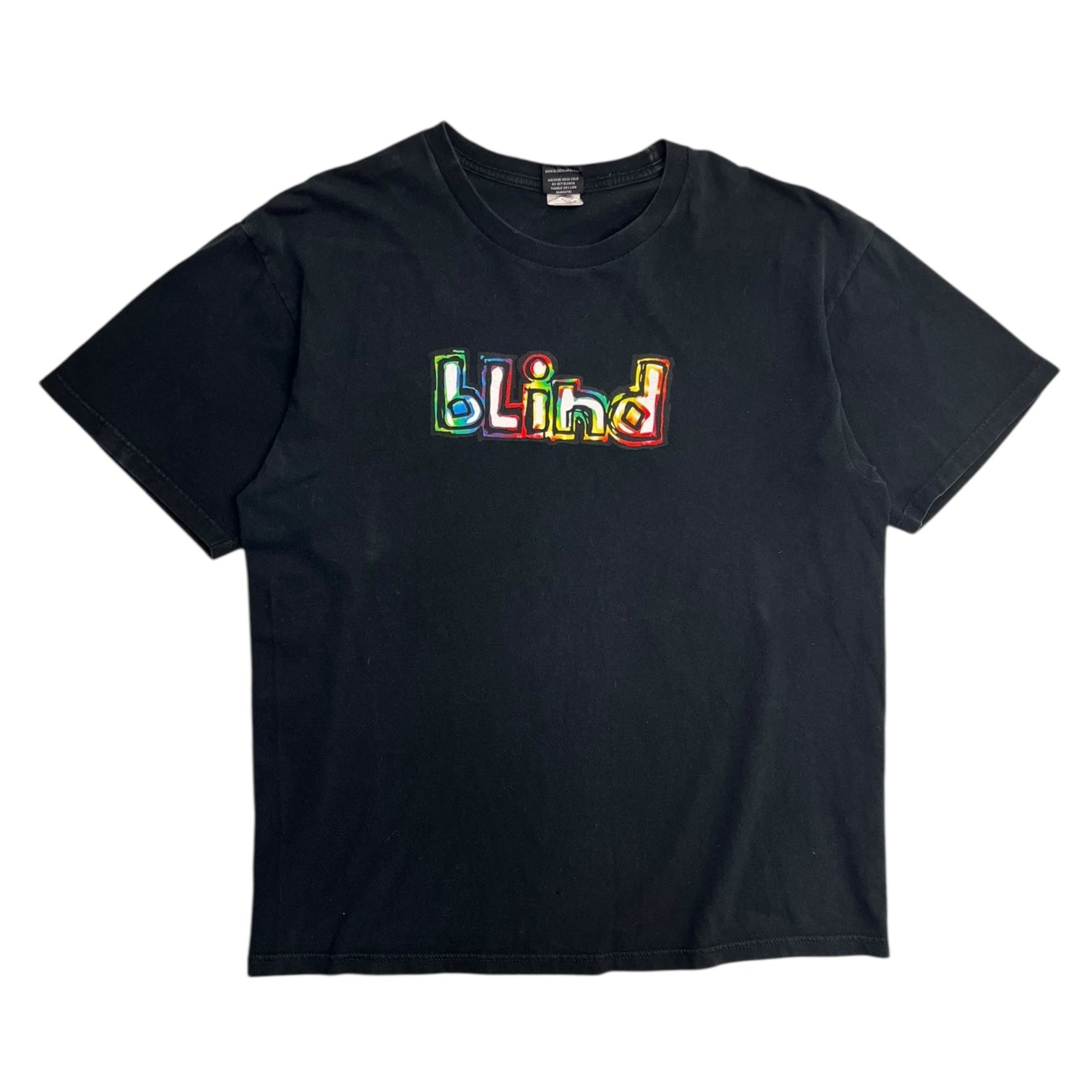 Vintage Blind Rainbow Logo Skate T-Shirt