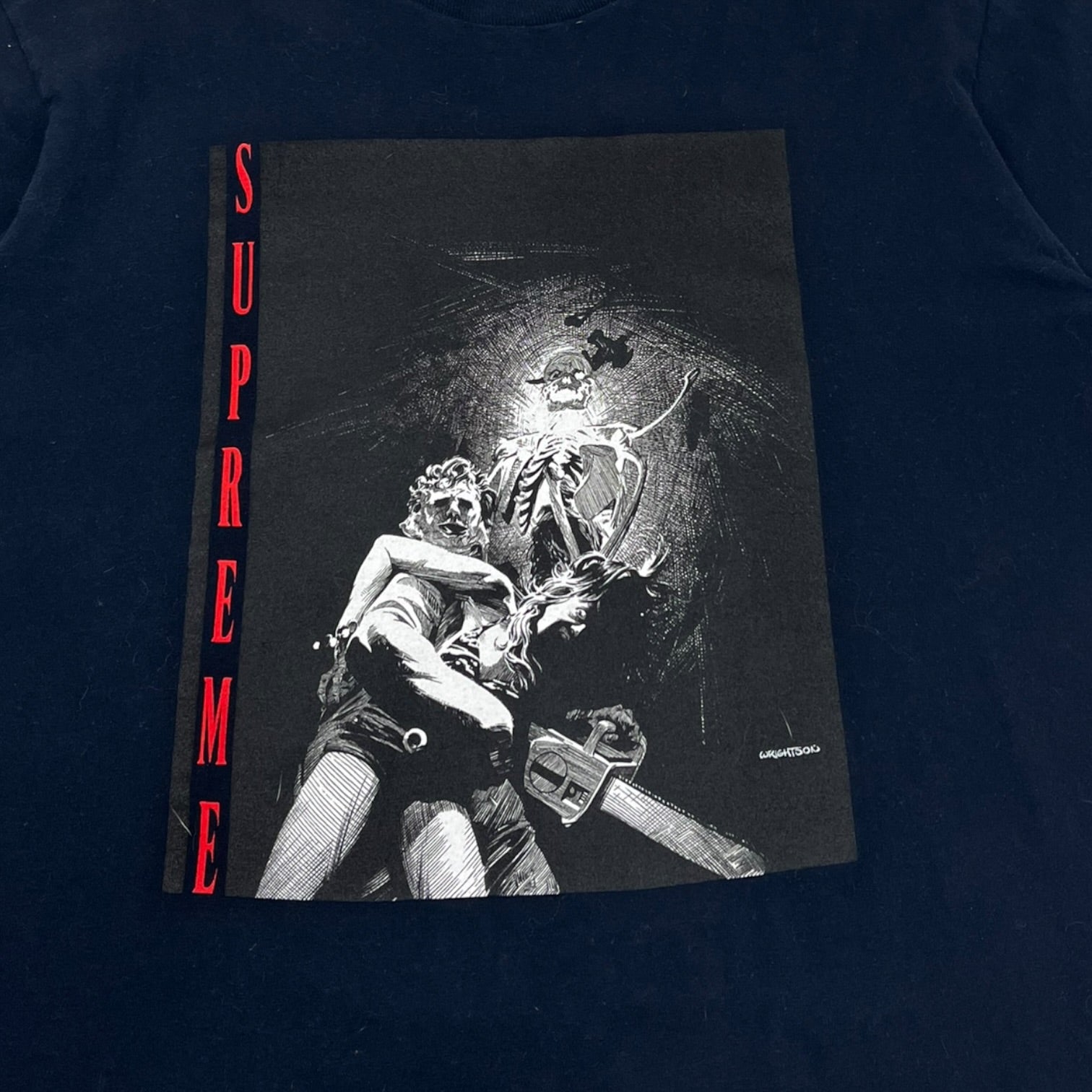 Supreme Horror T-Shirt Navy