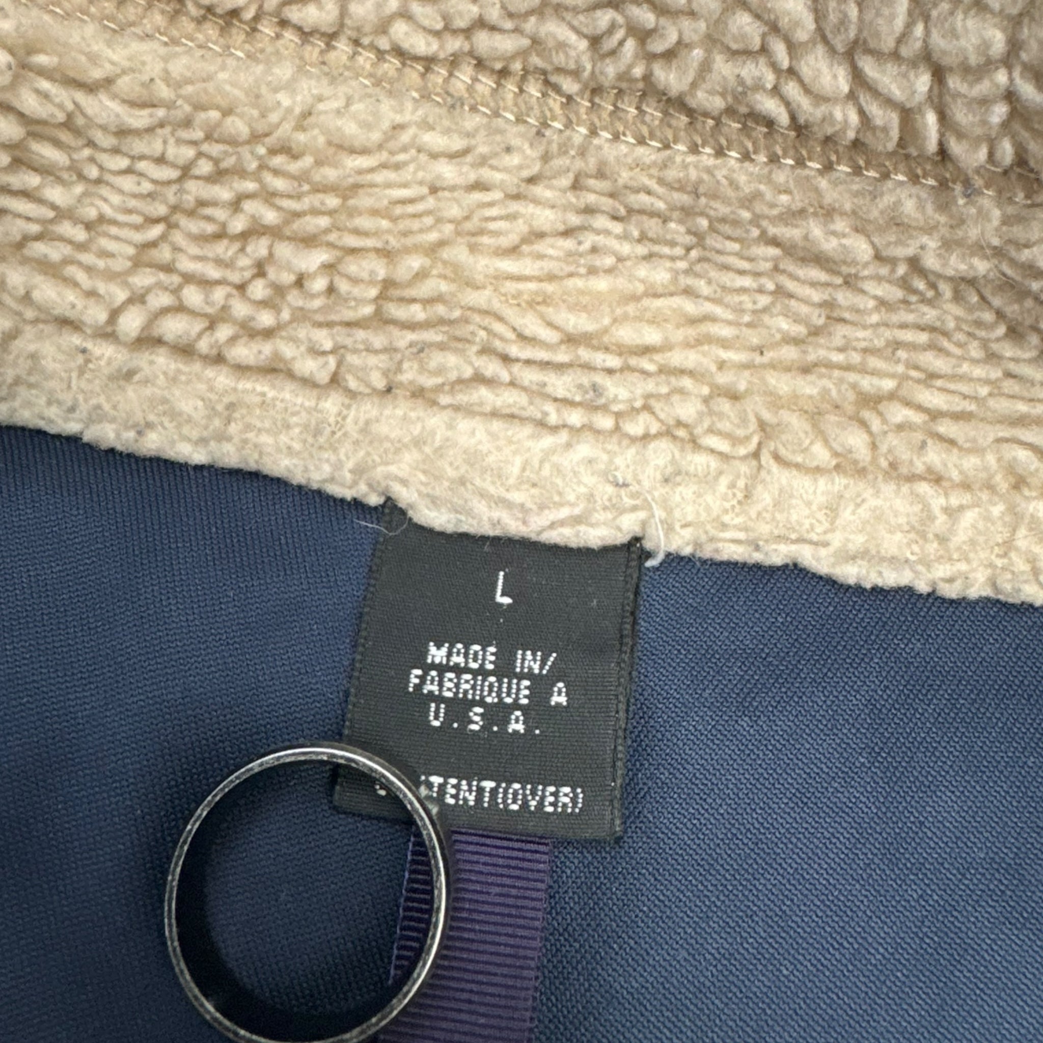 Vintage Patagonia Full Zip Fleece Oatmeal
