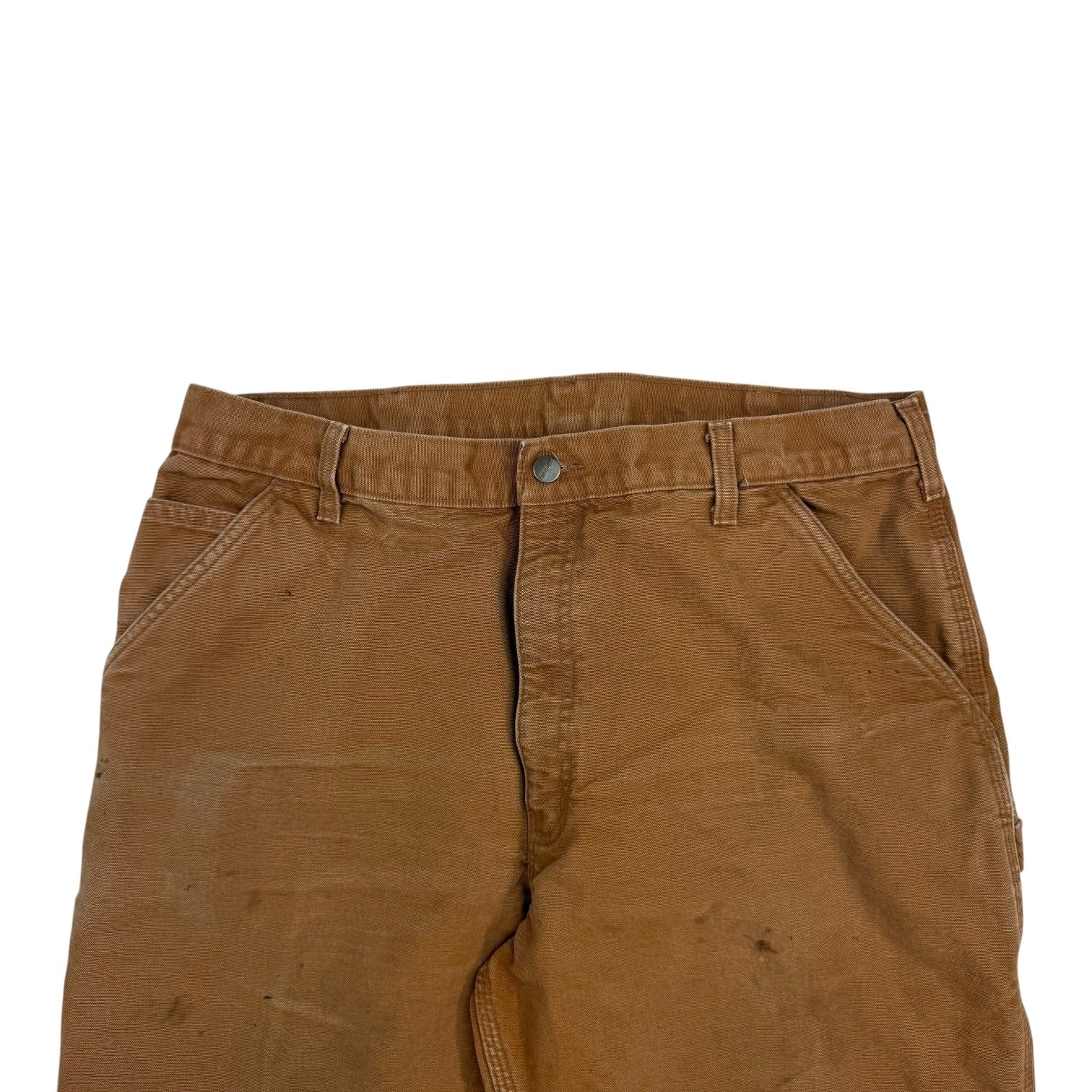 Vintage Carhartt Blanket Lined Double Knee Pants Tan