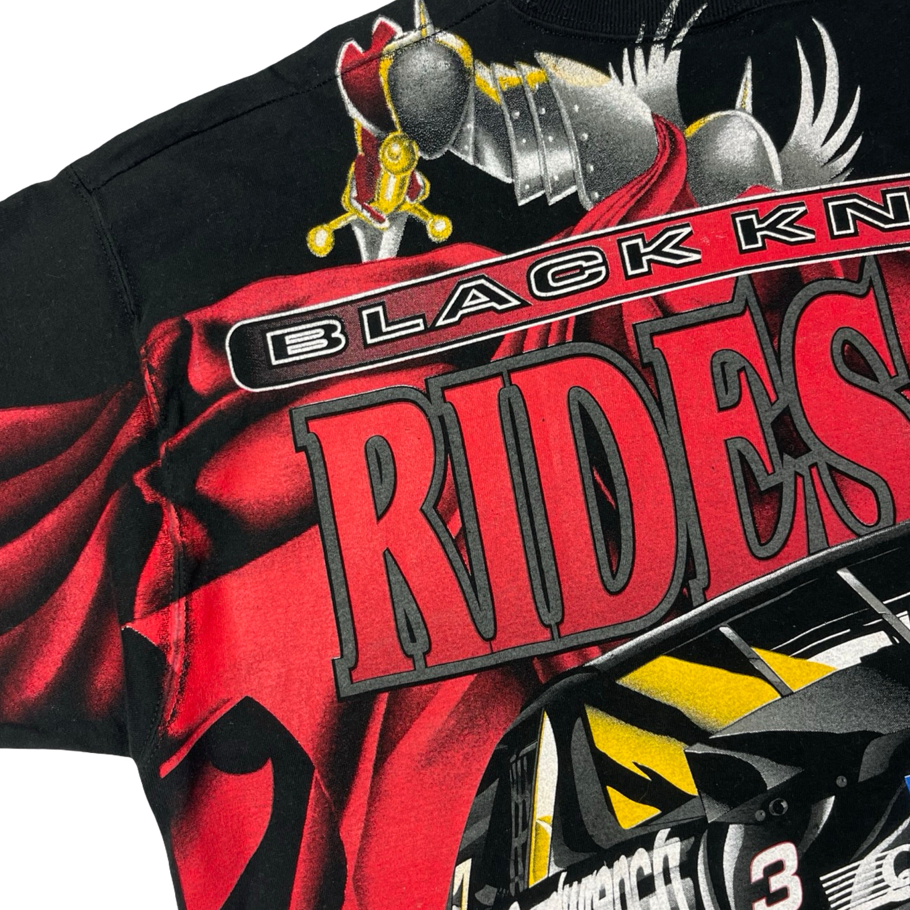 Vintage Dale Earnhardt Black Knight NASCAR AOP T-Shirt