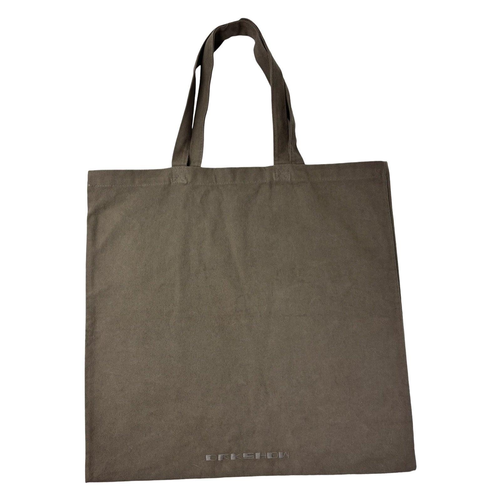 Rick Owens DRKSHDW Cotton Jumbo Tote Taupe Brown