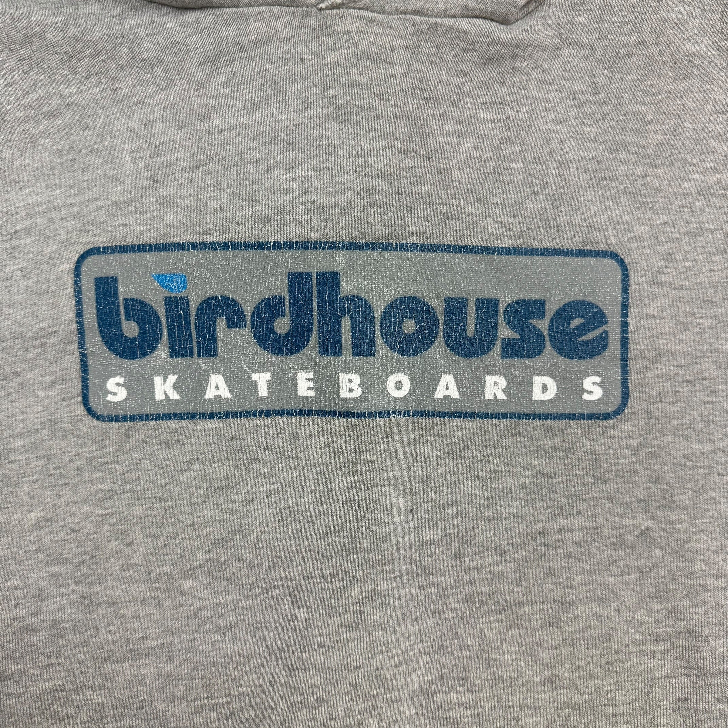 Vintage BirdHouse Skateboards Hoodie Grey