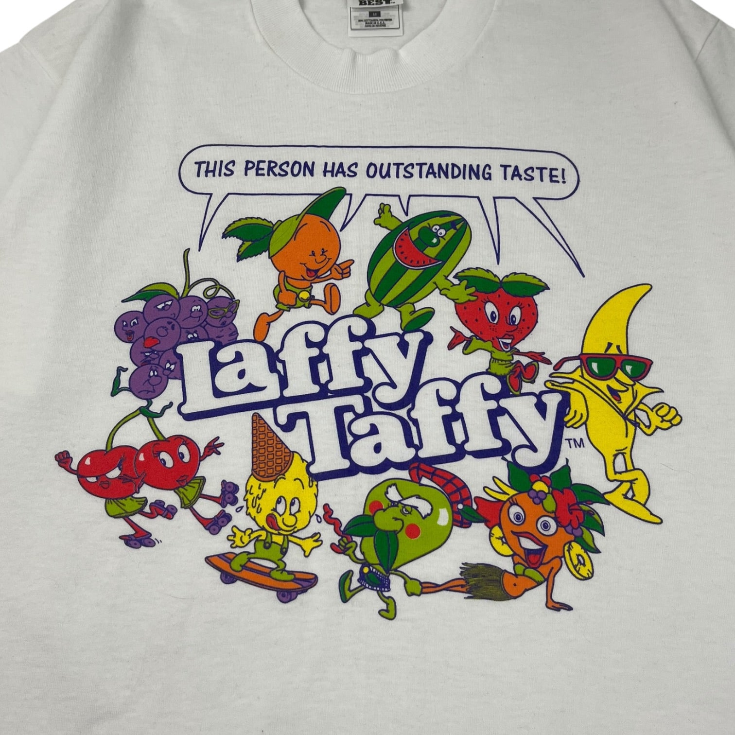 Vintage Laffy Taffy Promo T-Shirt White