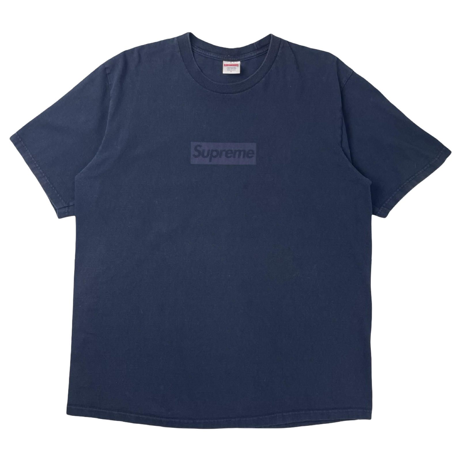 Supreme Tonal Box Logo Tee Navy