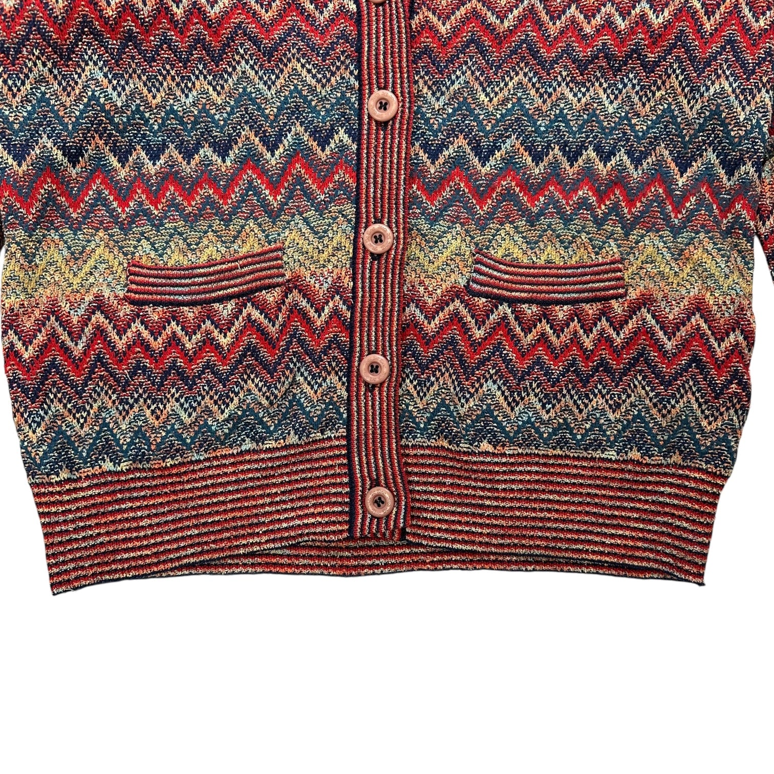 Vintage Bac De One Knit Cardigan Multicolour