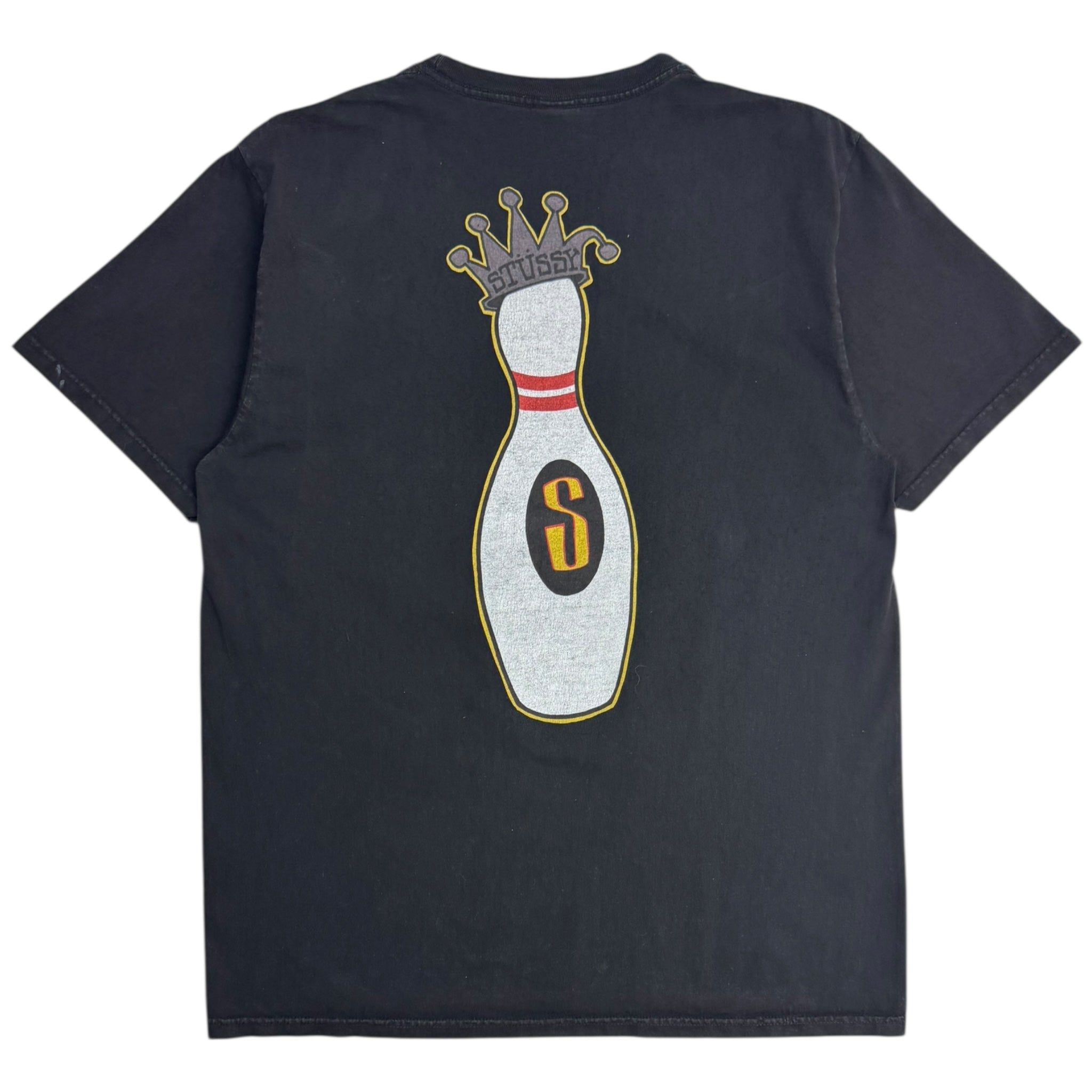 Stussy Pigment Dyed Kingpin T-Shirt Black