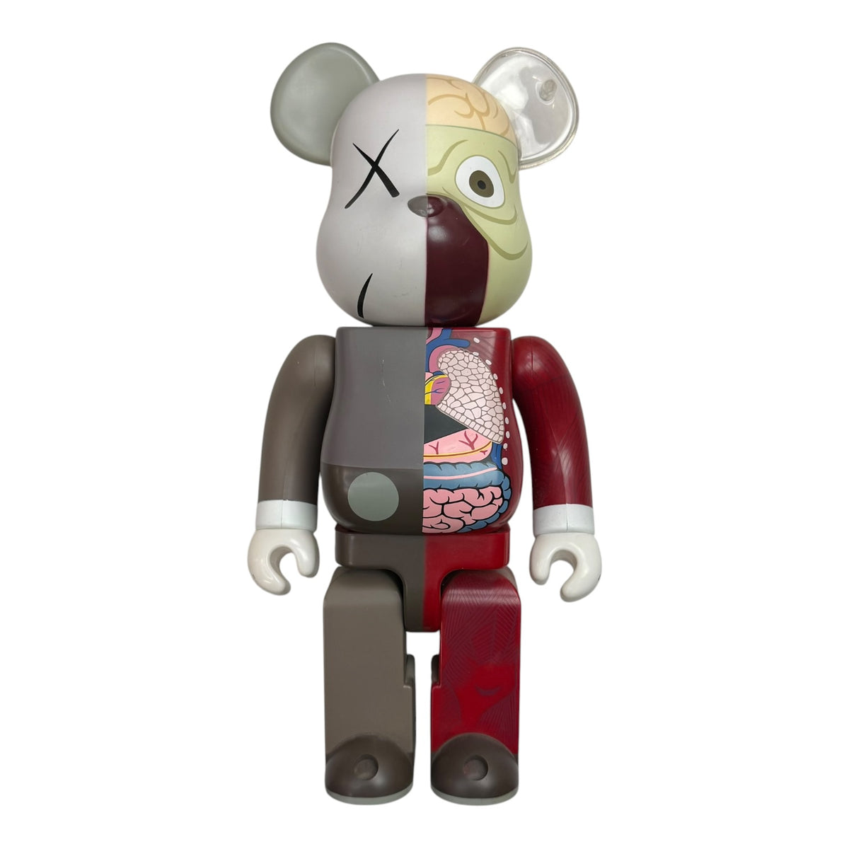 Kaws Bearbrick Dissected 400% & 100% Brown