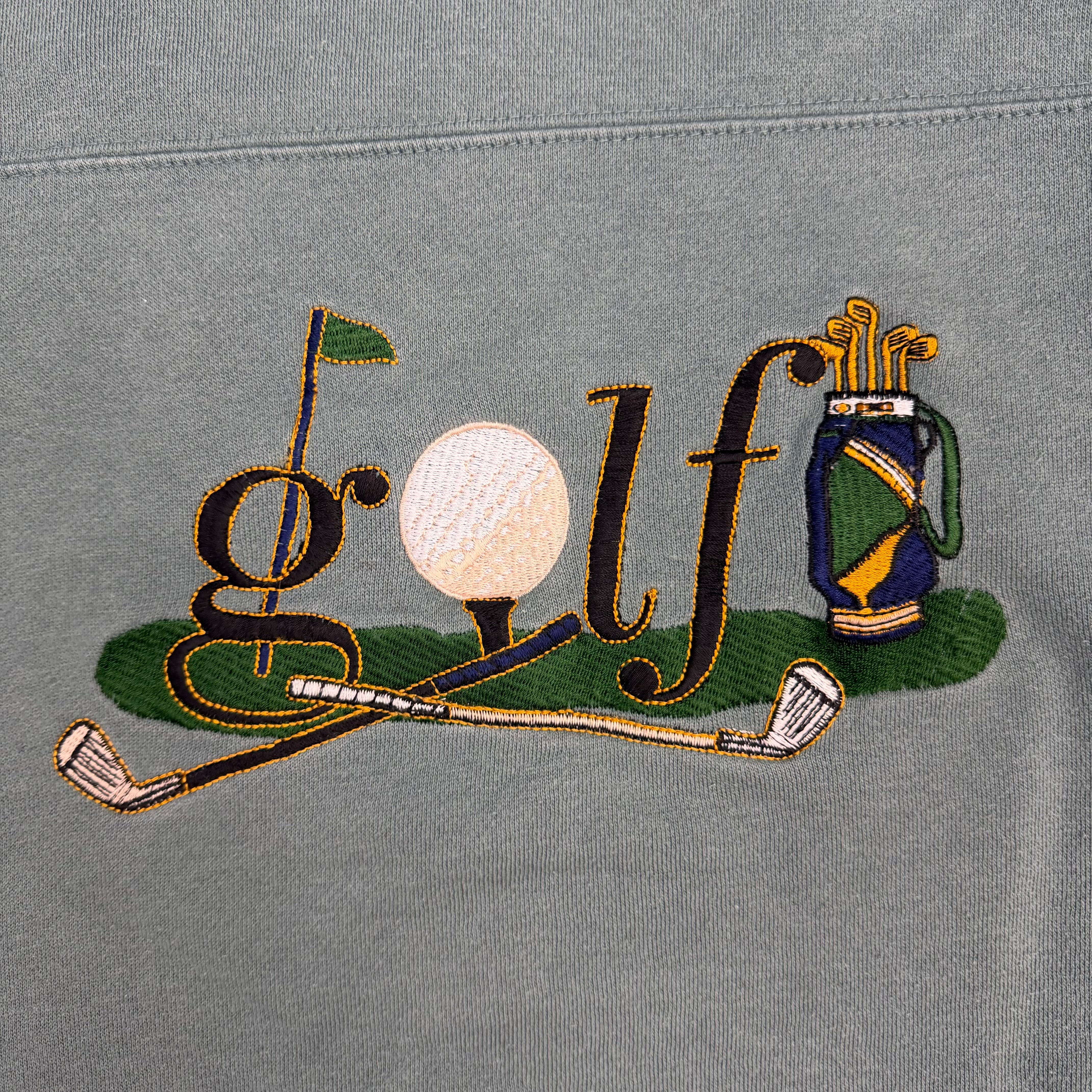 Vintage John Ashford Golf Embroidered Crewneck