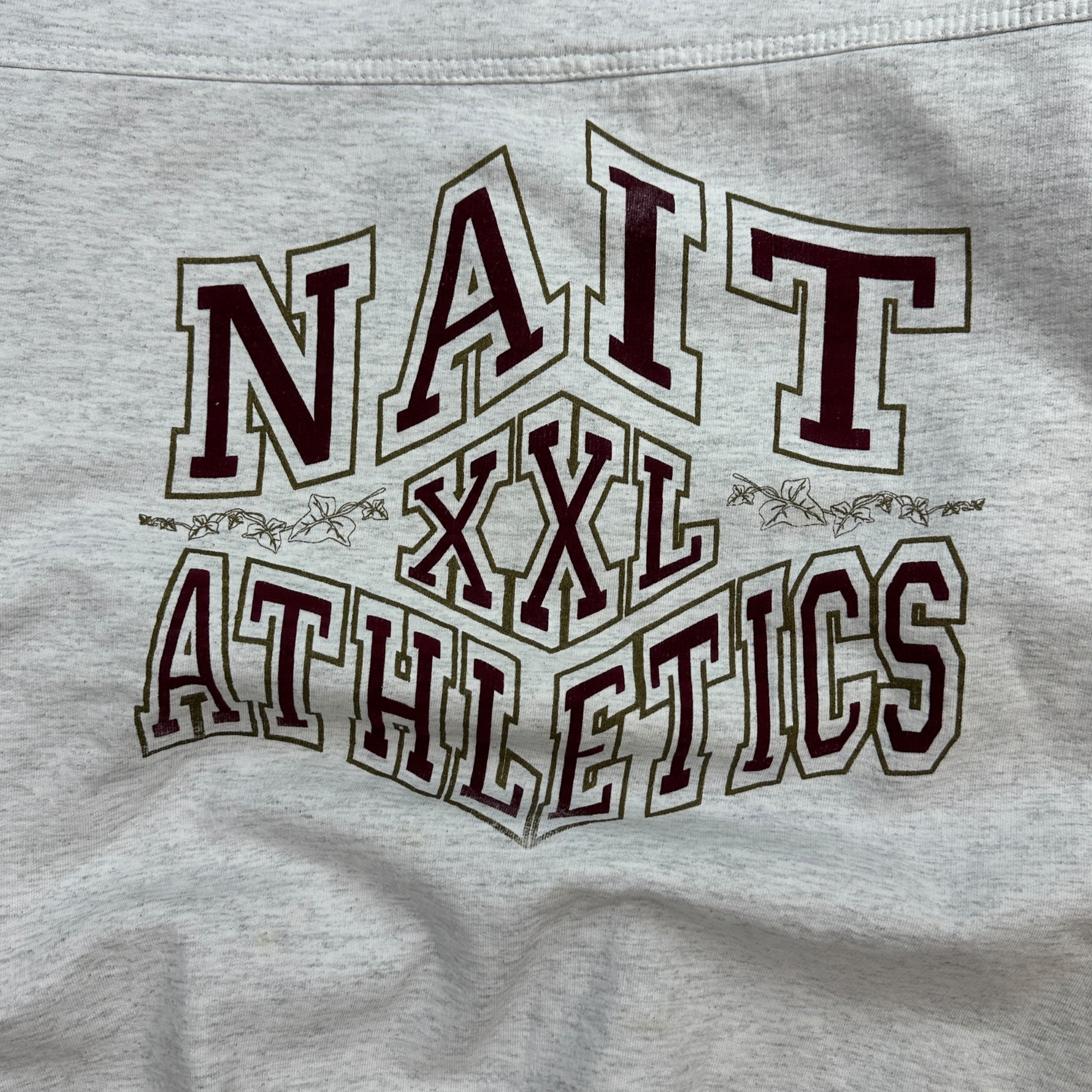 Vintage NAIT Athletics Crewneck Grey