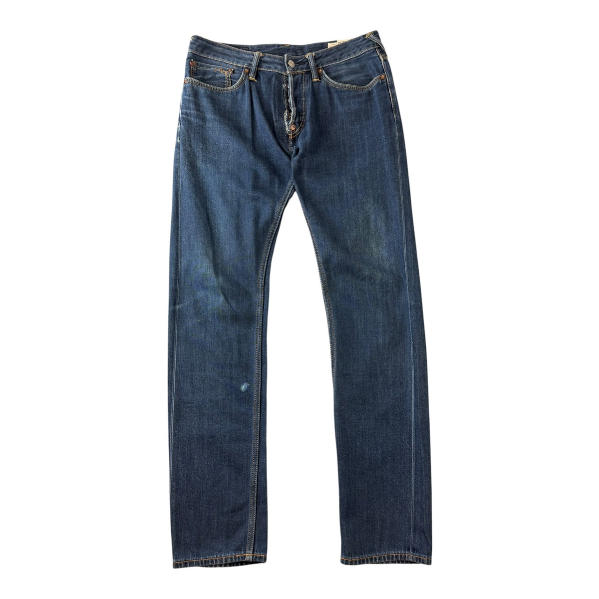Evisu Pocket Dragon Embroidery Jeans  Medium Wash