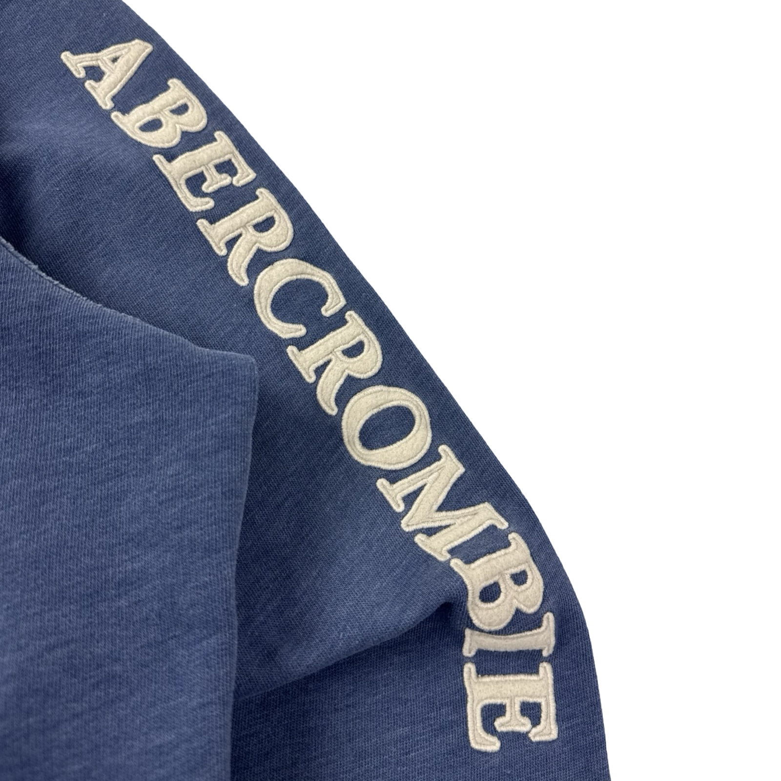 Y2K Abercrombie & Fitch Sleeve Spellout Zip Hoodie