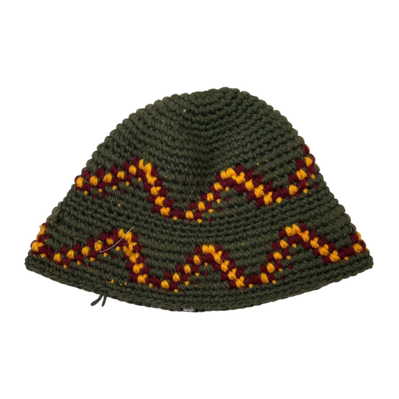 Stussy Giza Knit Bucket Hat Olive