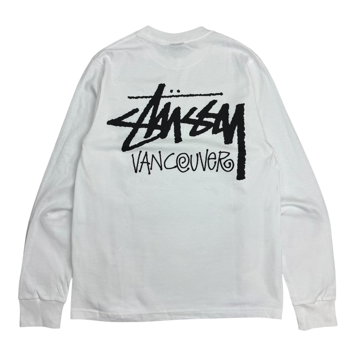 Stussy Vancouver Chapter L/S Tee White