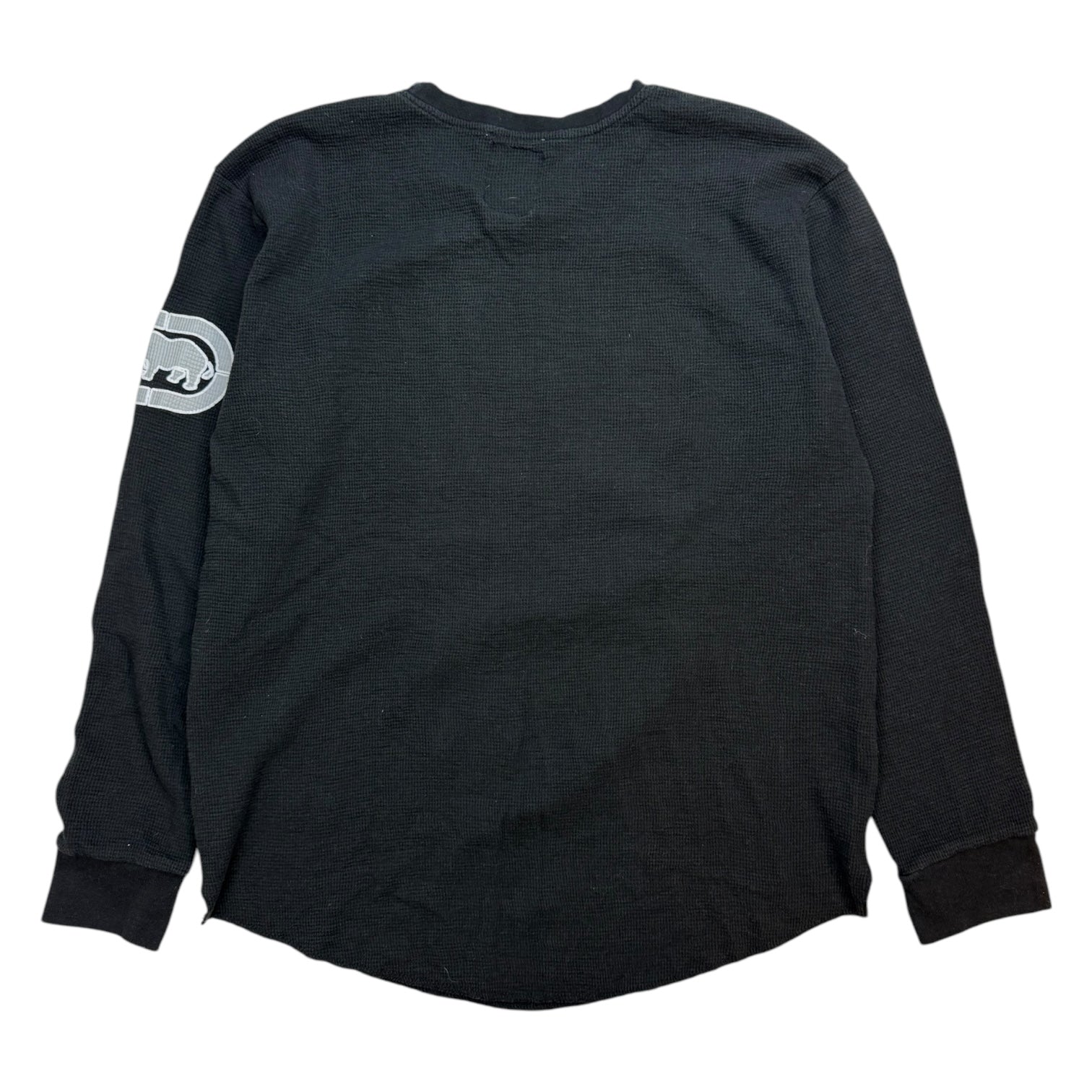 Vintage Y2K Ecko Unlimited Thermal L/S Tee Black