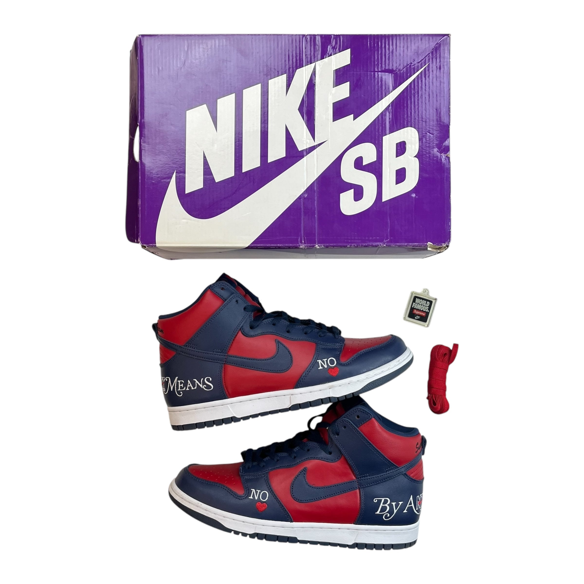 Nike SB Dunk High Supreme By Any Means Navy (Used)