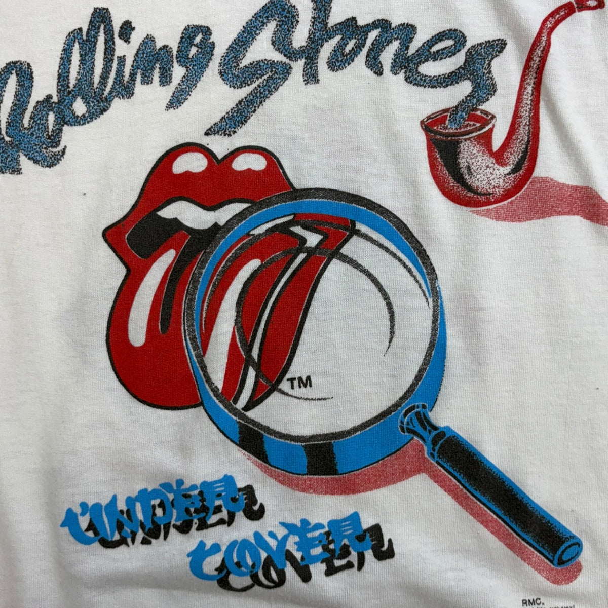 Vintage 1980’s Rolling Stones Undercover Raglan Long-Sleeve White/Black