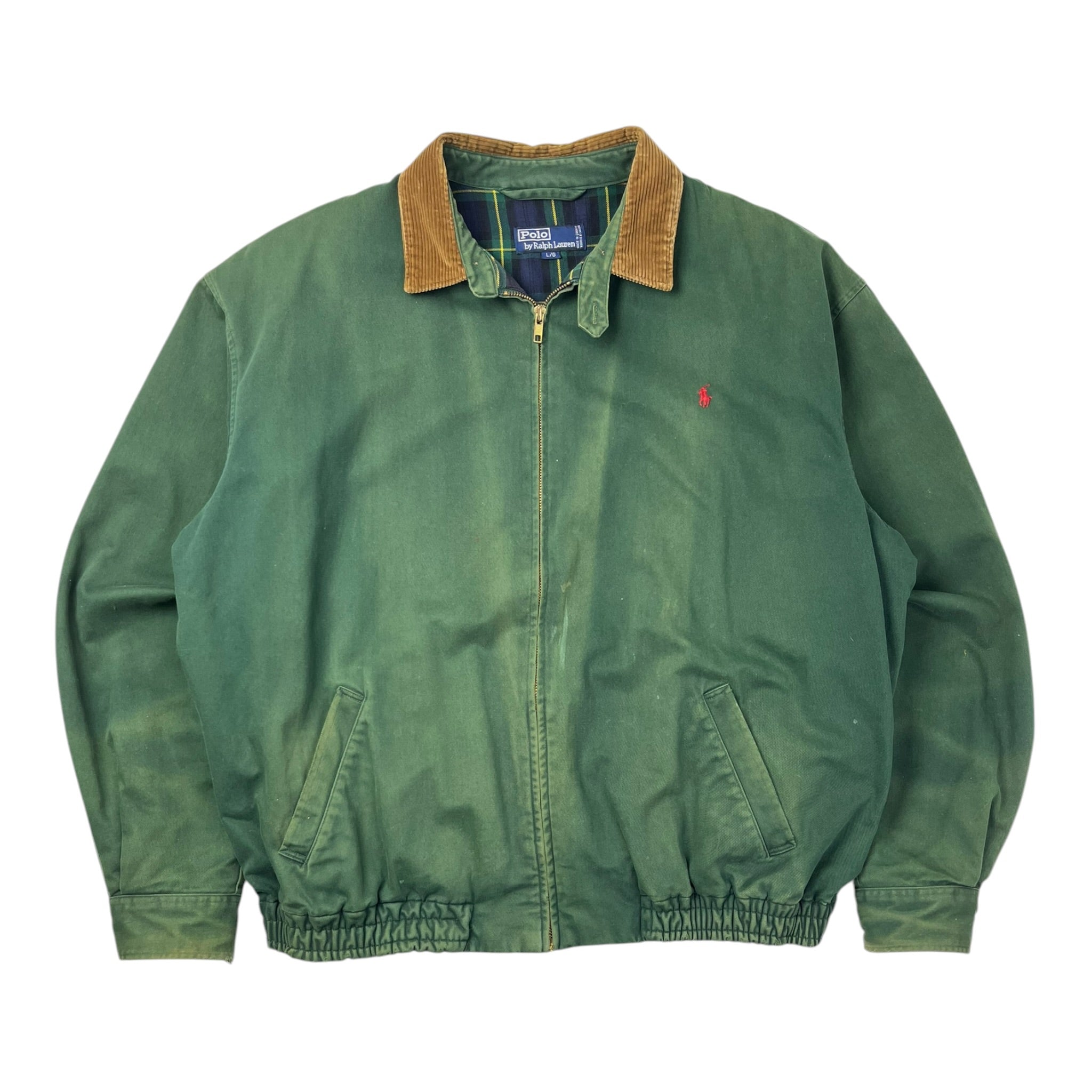 希少Polo by Ralph Lauren Harrington jacket Vintage 80s Polo Ralph Lauren Harrington Golf Black Jacket Made In