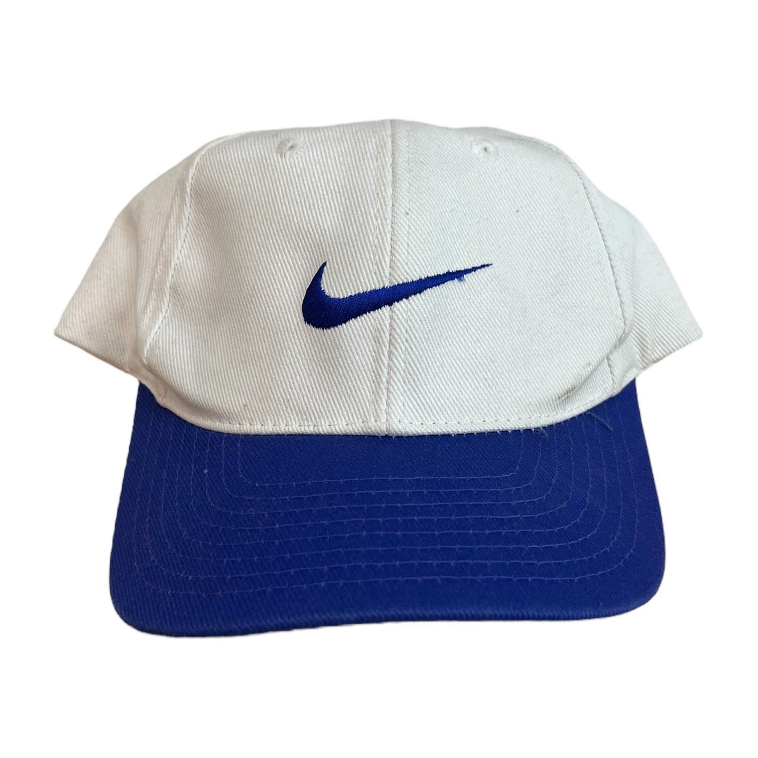 Vintage Nike SnapBack Hat White/Blue
