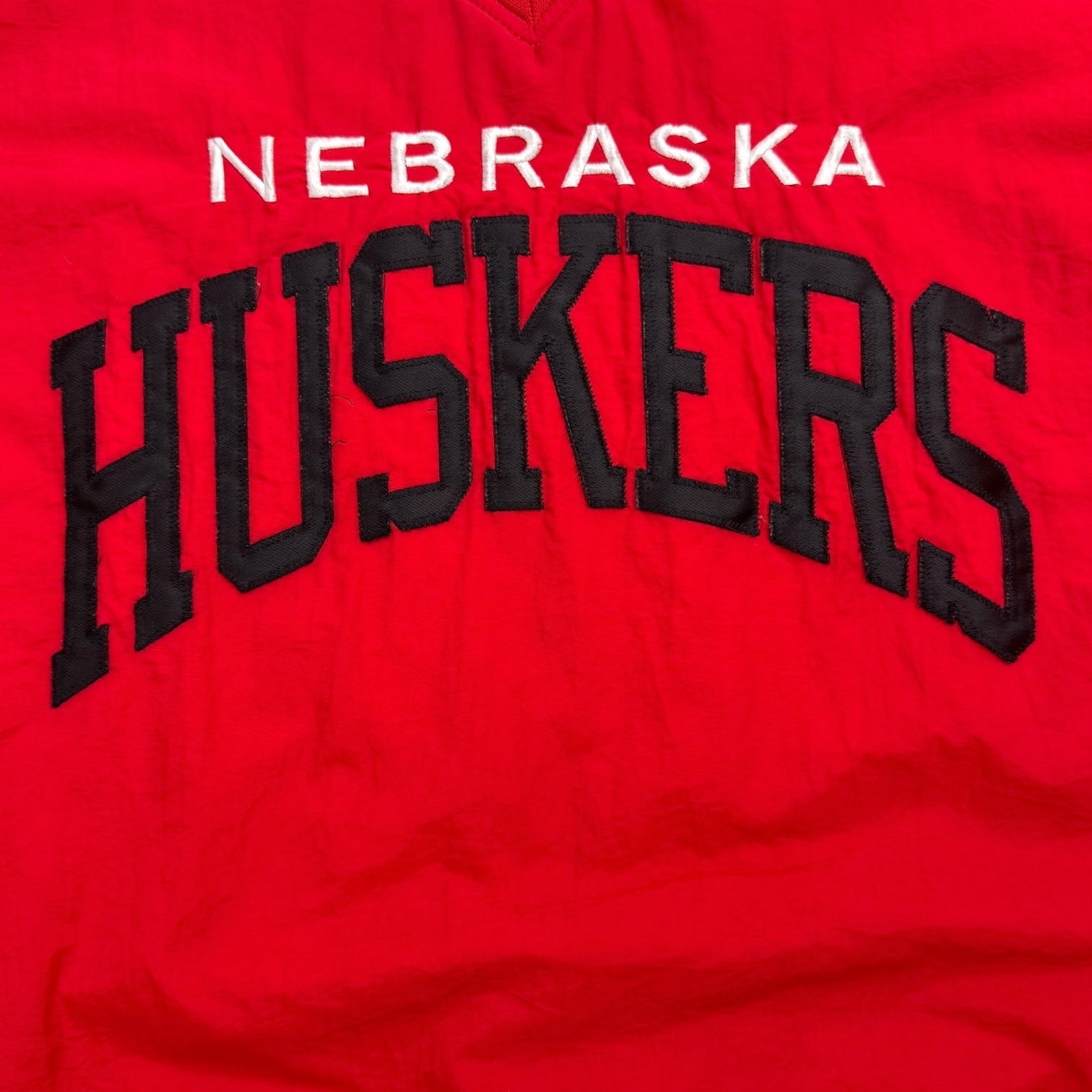 Vintage Russell Athletics Nebraska Huskers Windbreaker Red