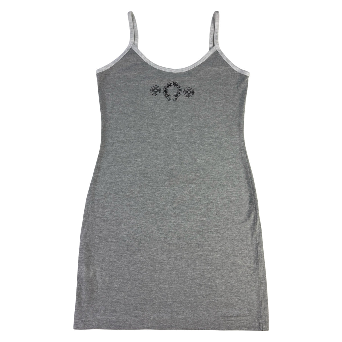 (W) Chrome Hearts Mini Dress Heather Grey